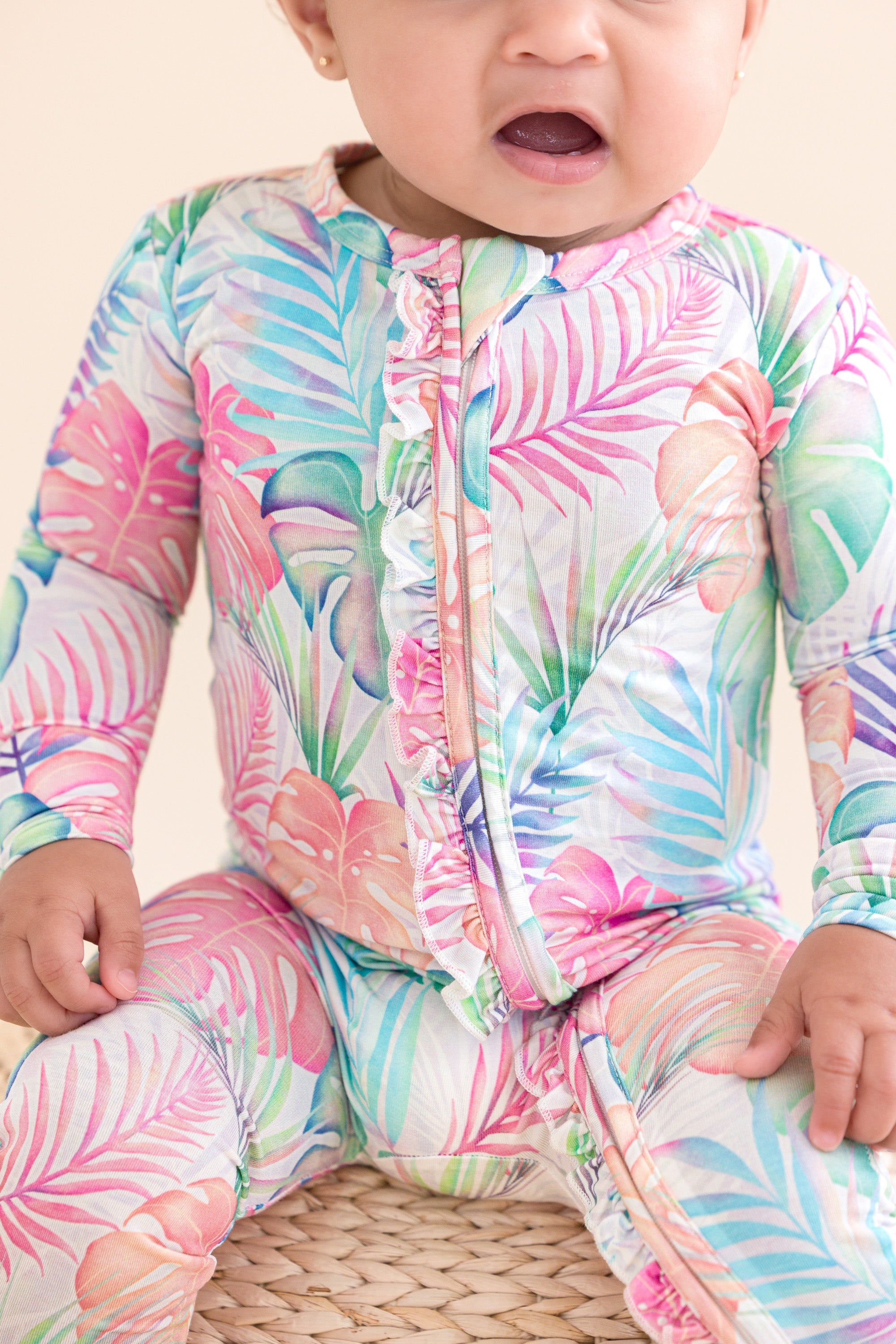 Lucia Ruffle Convertible Romper