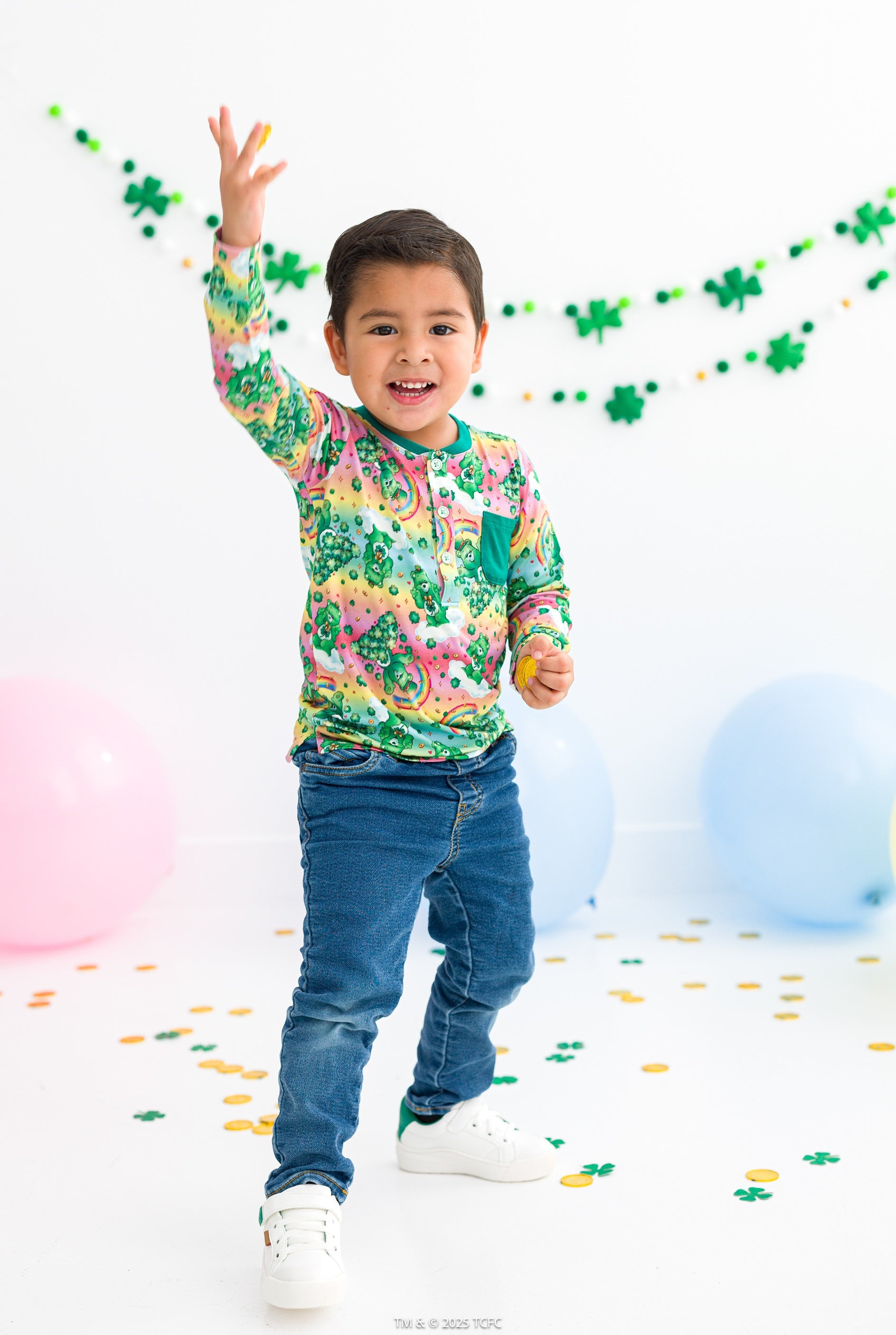 Care Bears™ In My Lucky Era Henley T-shirt