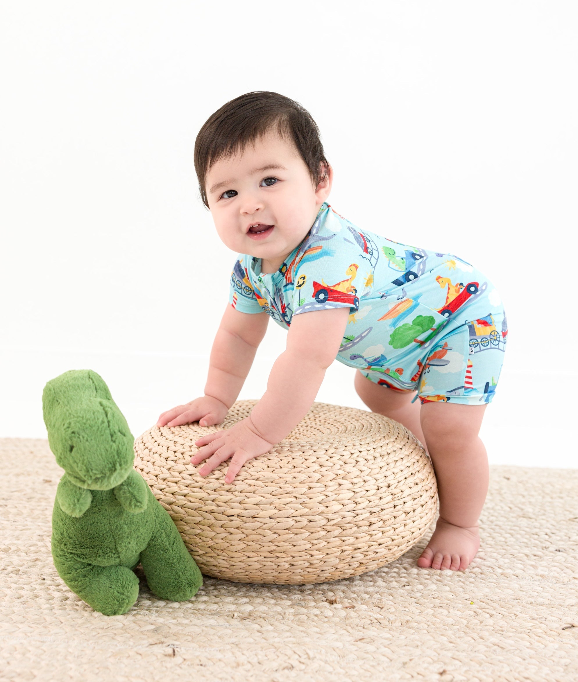 Ziggy Zip Shortie Romper