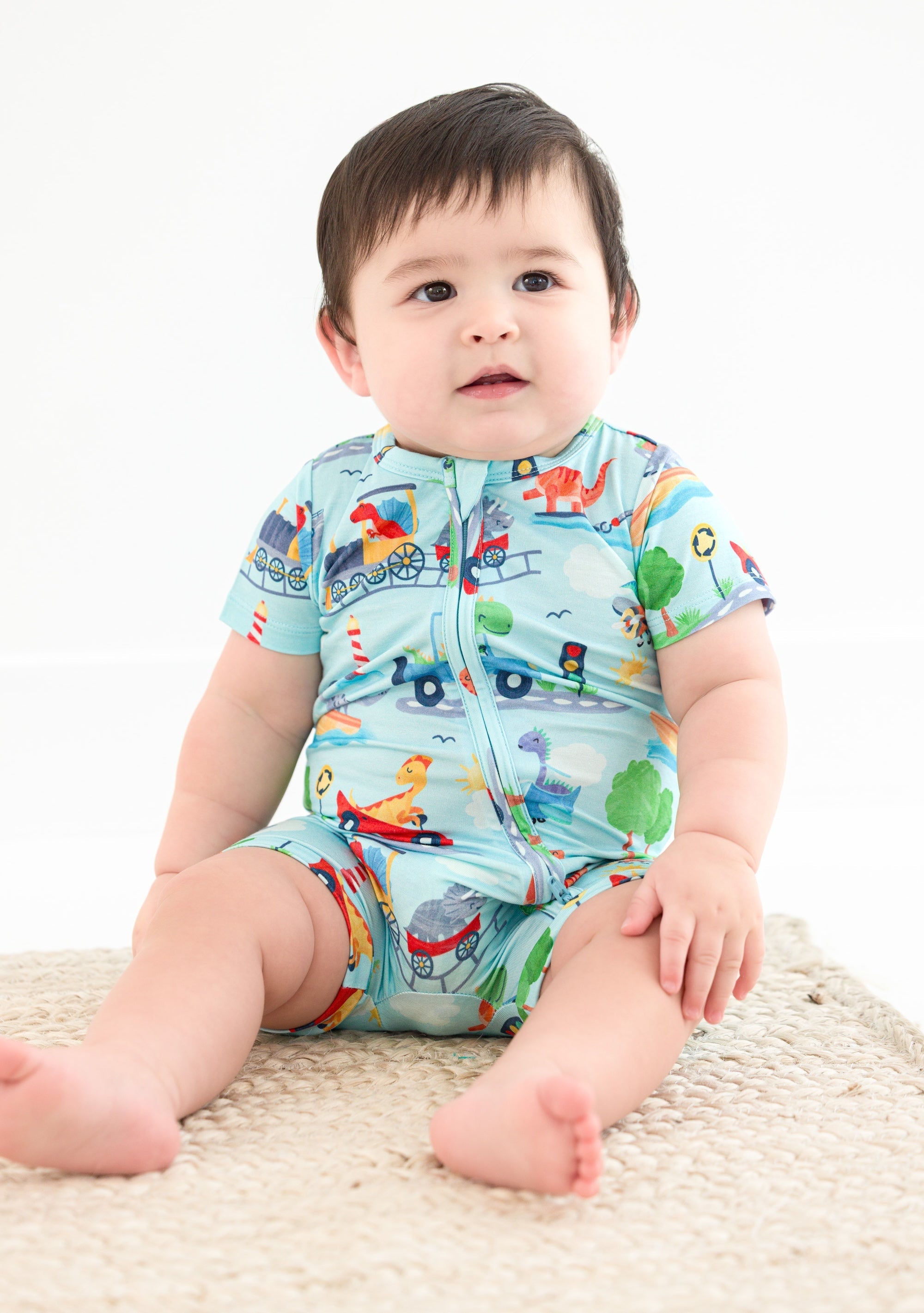 Ziggy Zip Shortie Romper