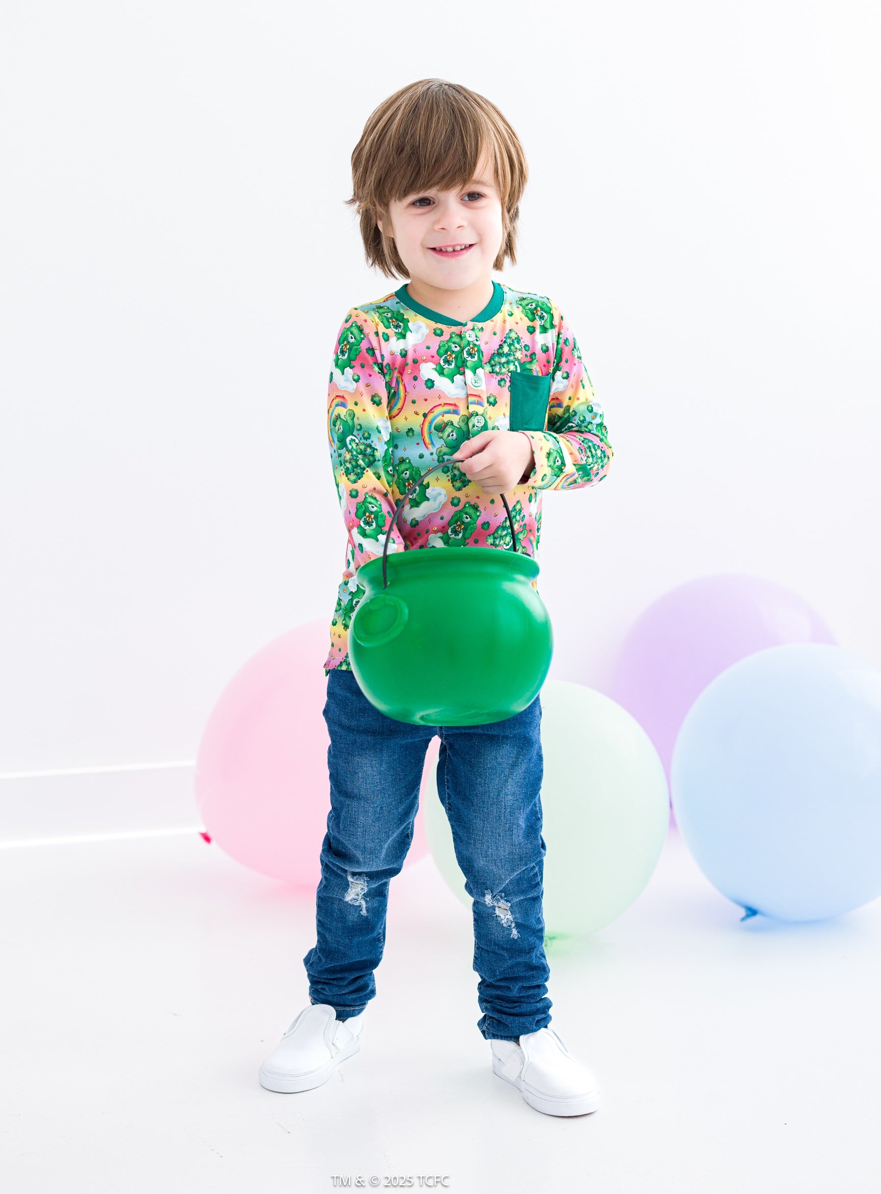 Care Bears™ In My Lucky Era Henley T-shirt