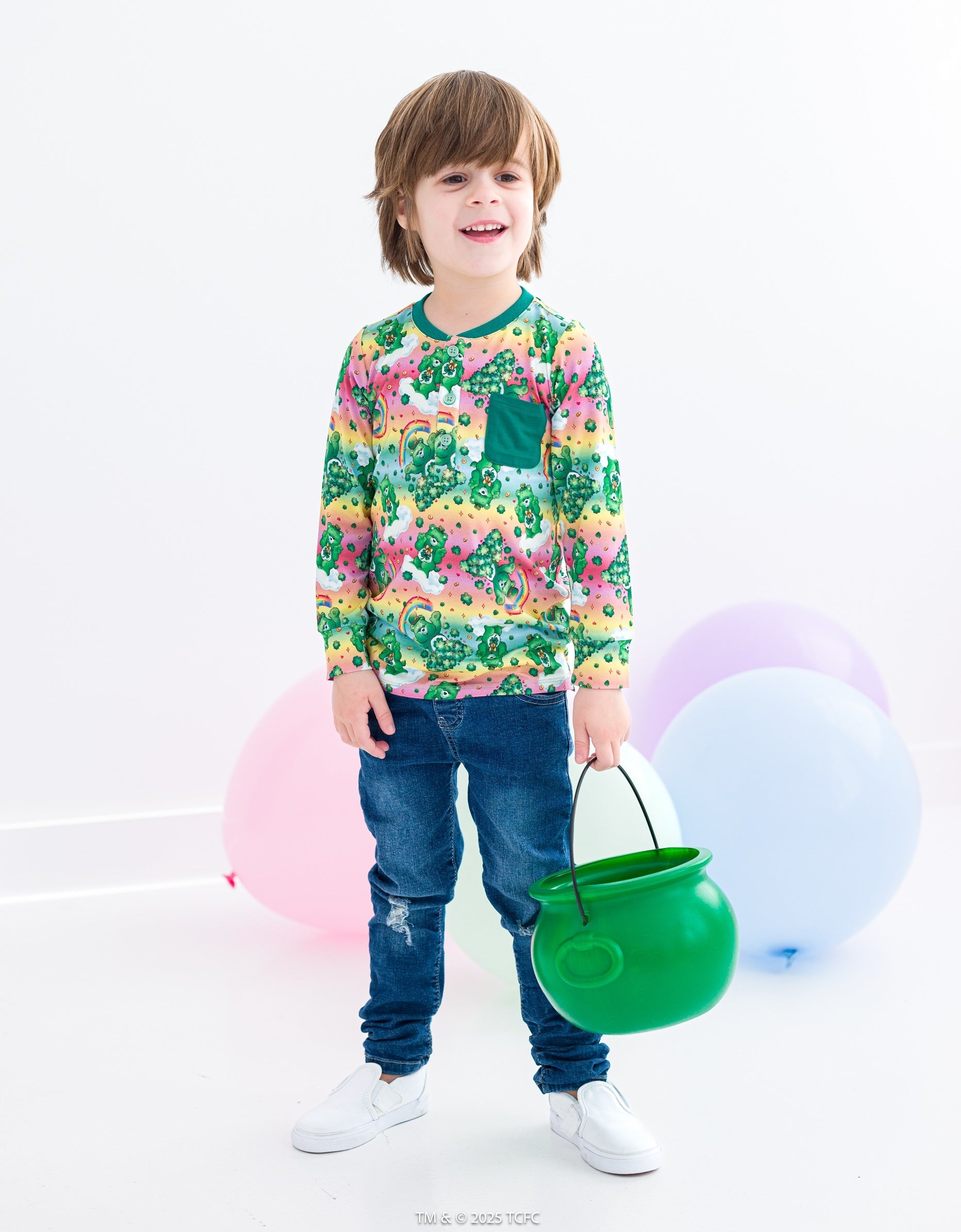 Care Bears™ In My Lucky Era Henley T-shirt