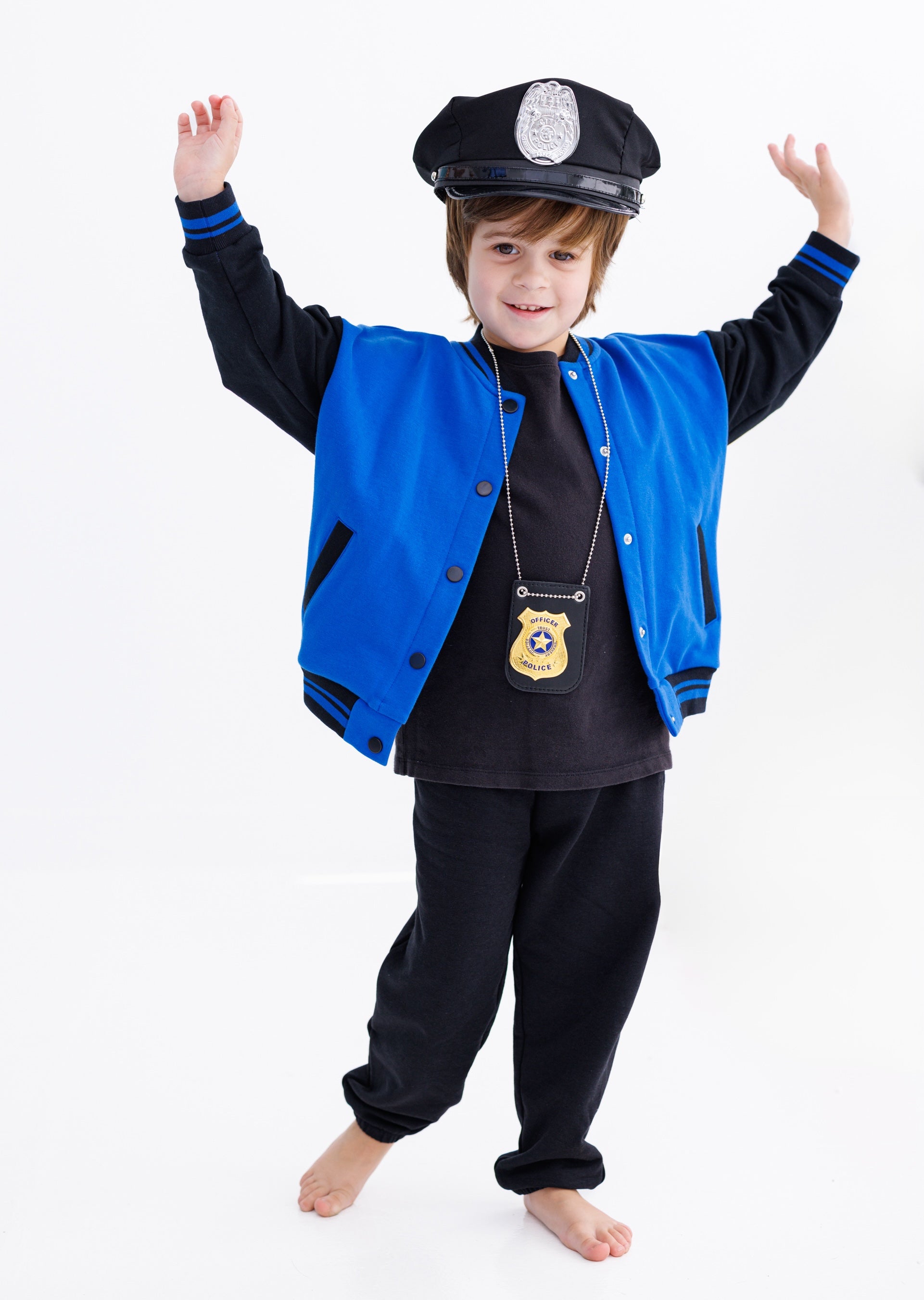 Blue And Black Varsity Jacket