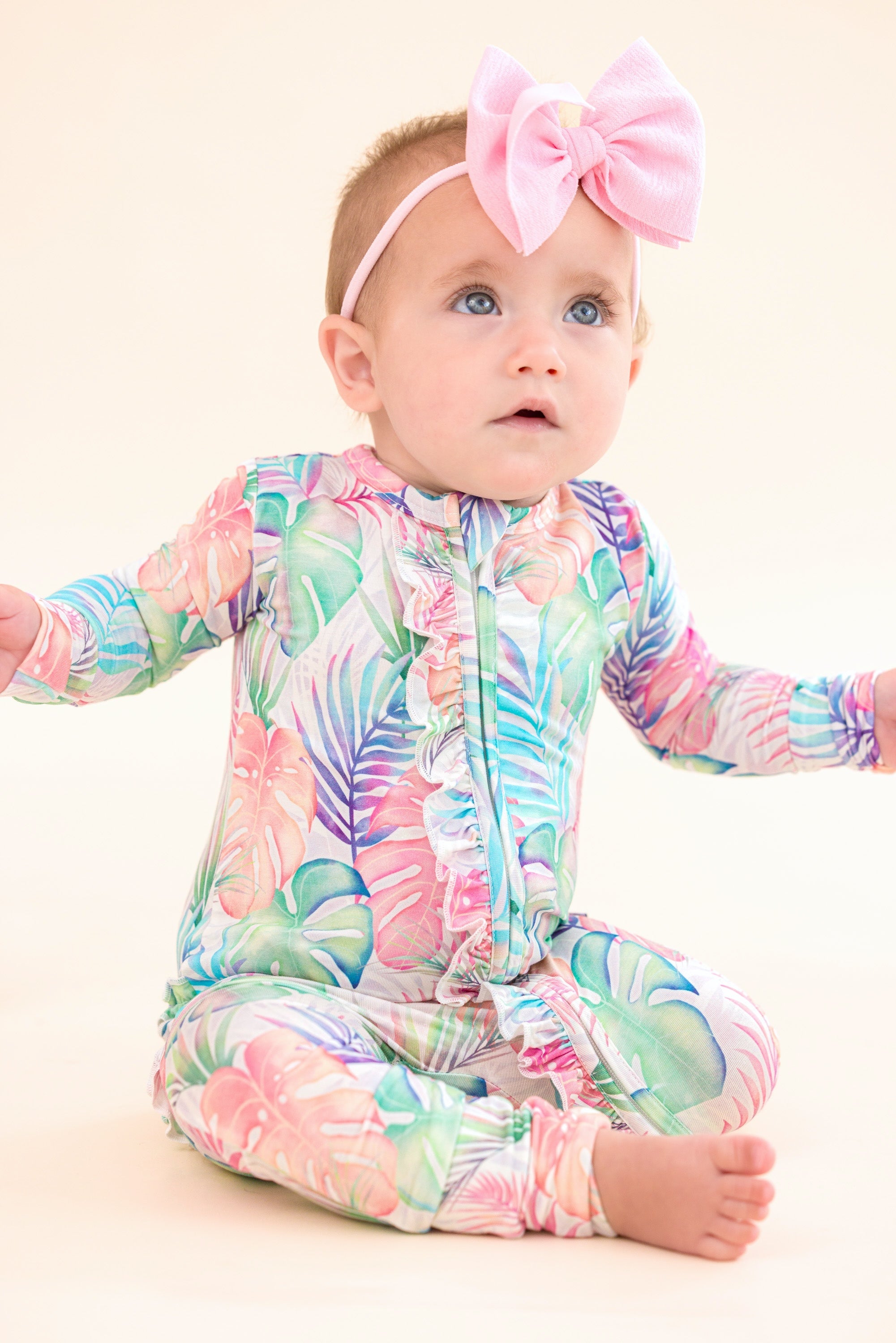 Lucia Ruffle Convertible Romper