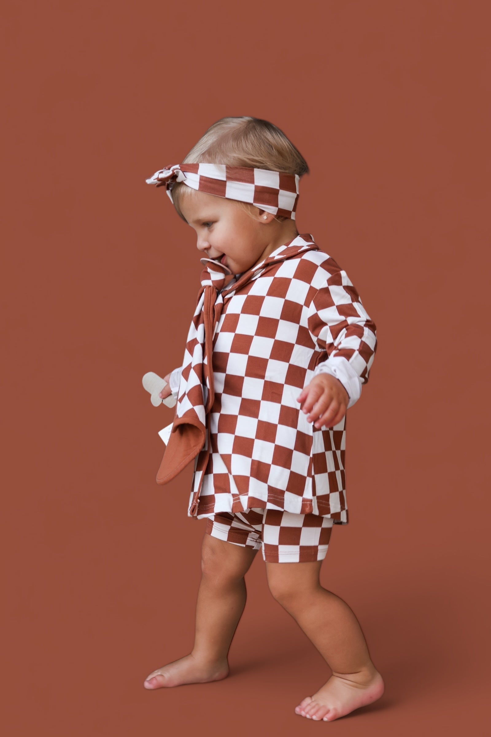Copper Checkers Girl's Dream Gown