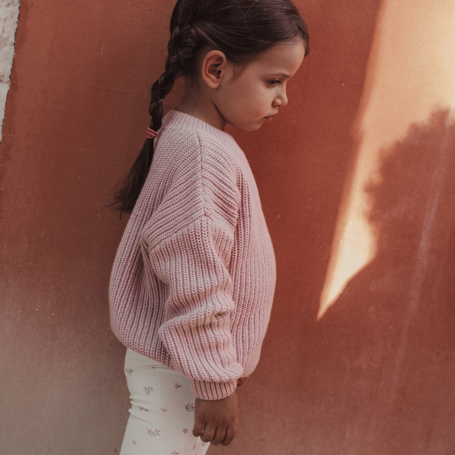 The Chunky Knit Sweater - Mauve