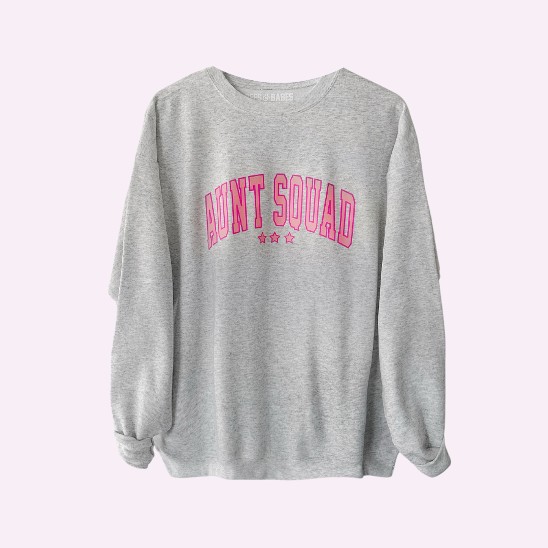 Aunt Squad ♡ Printed Sweatshirt