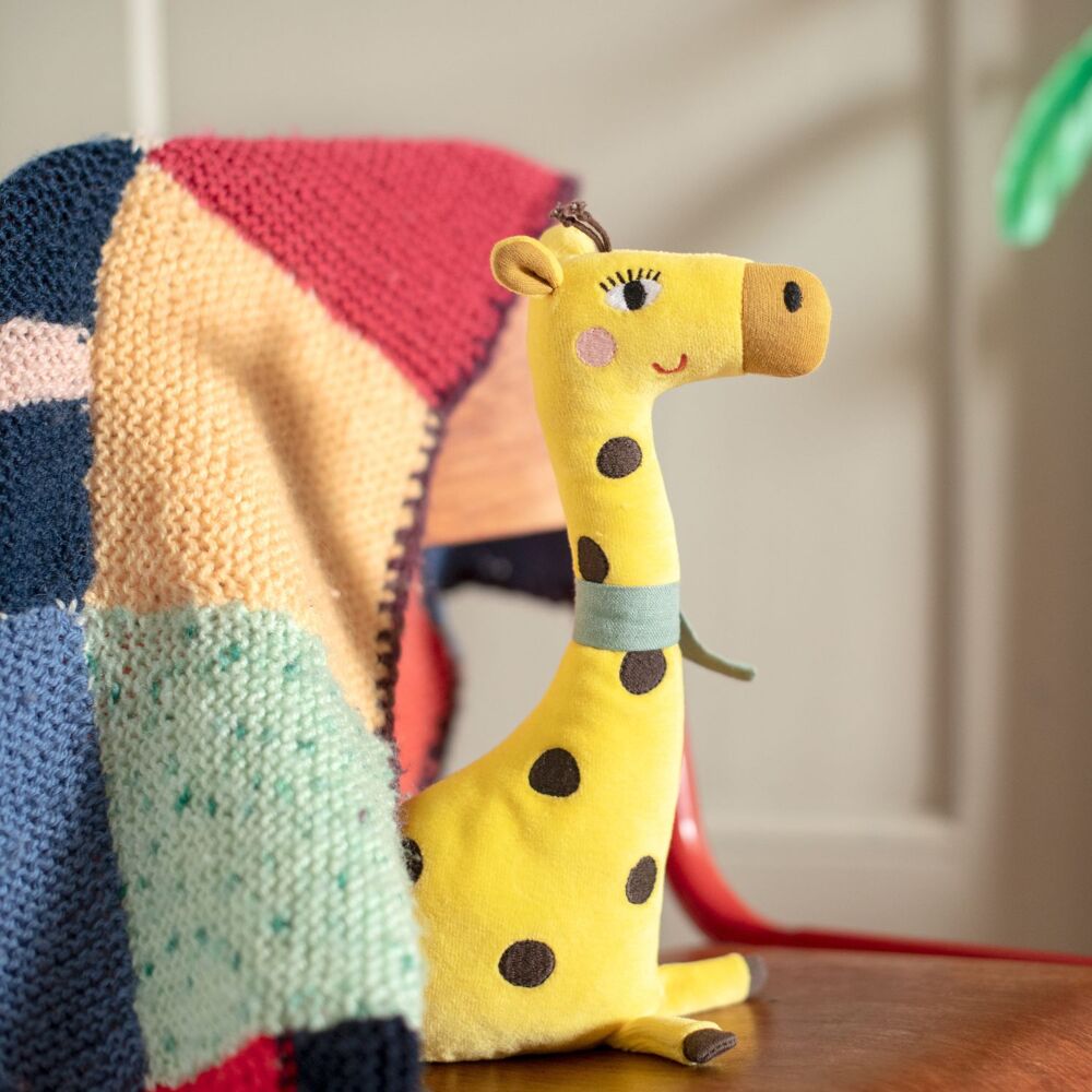 Giraffe Rattle "the Toupitis" Collection