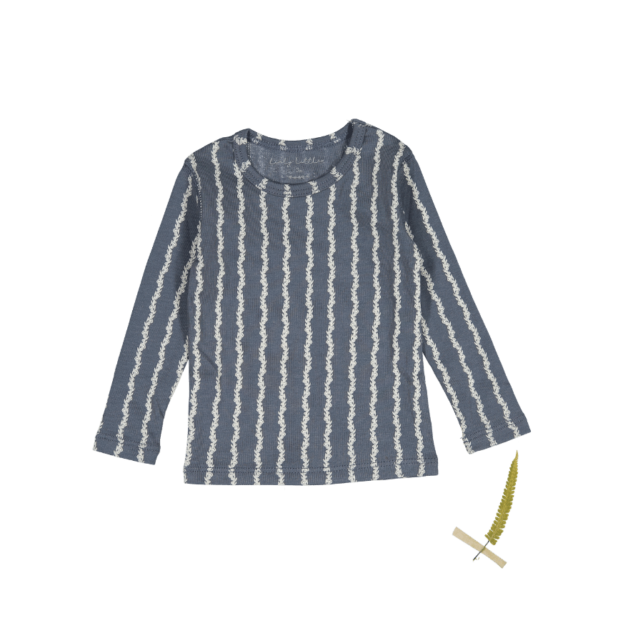 The Printed Long Sleeve Tee - Linear Stem