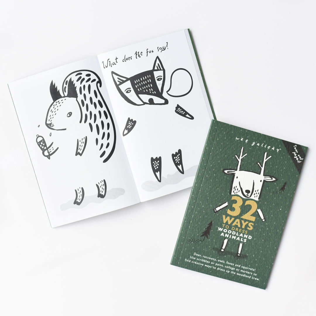 32 Ways To Dress Woodland Animals - Activity Book
