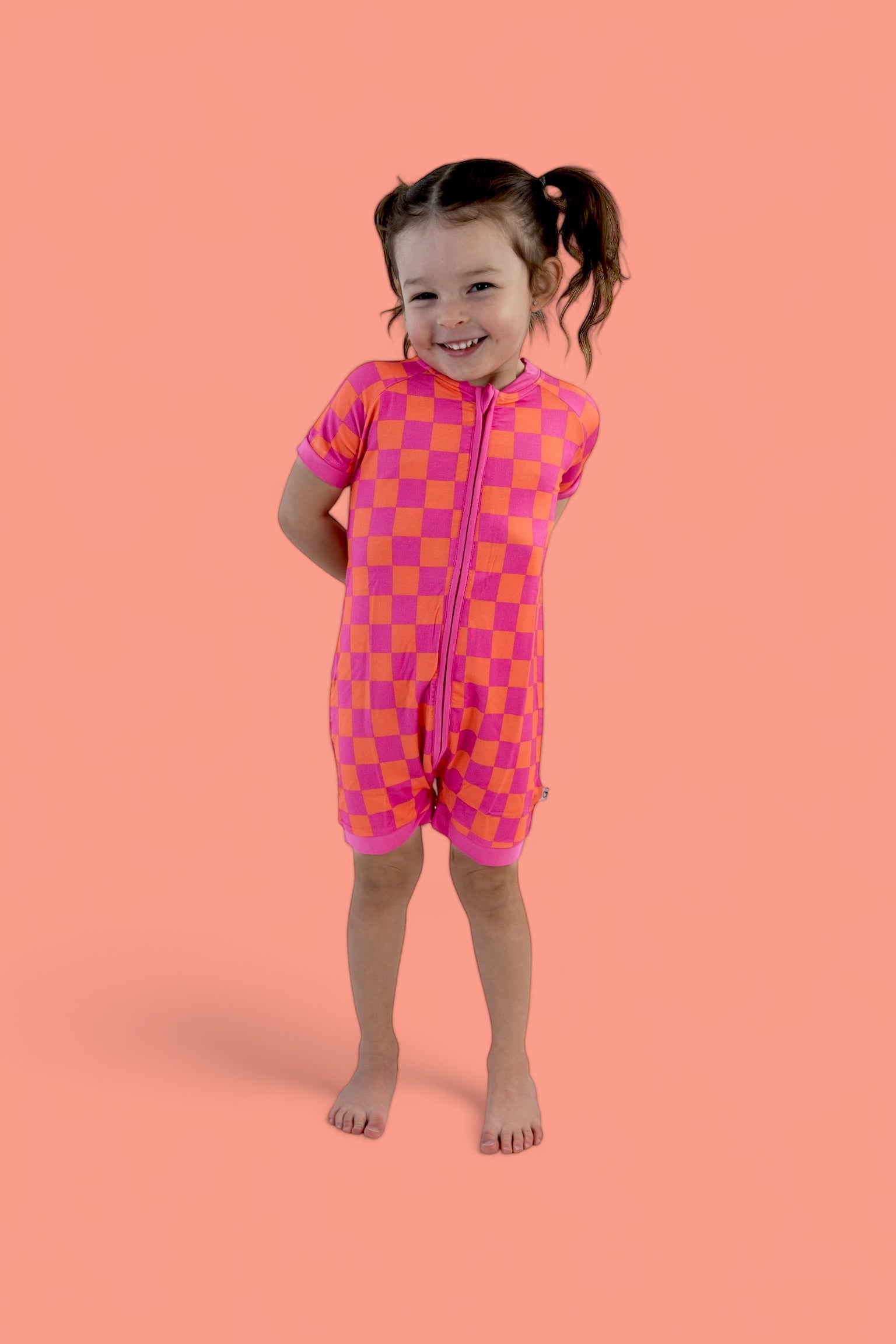 Neon Dreams Checkers Dream Shortie