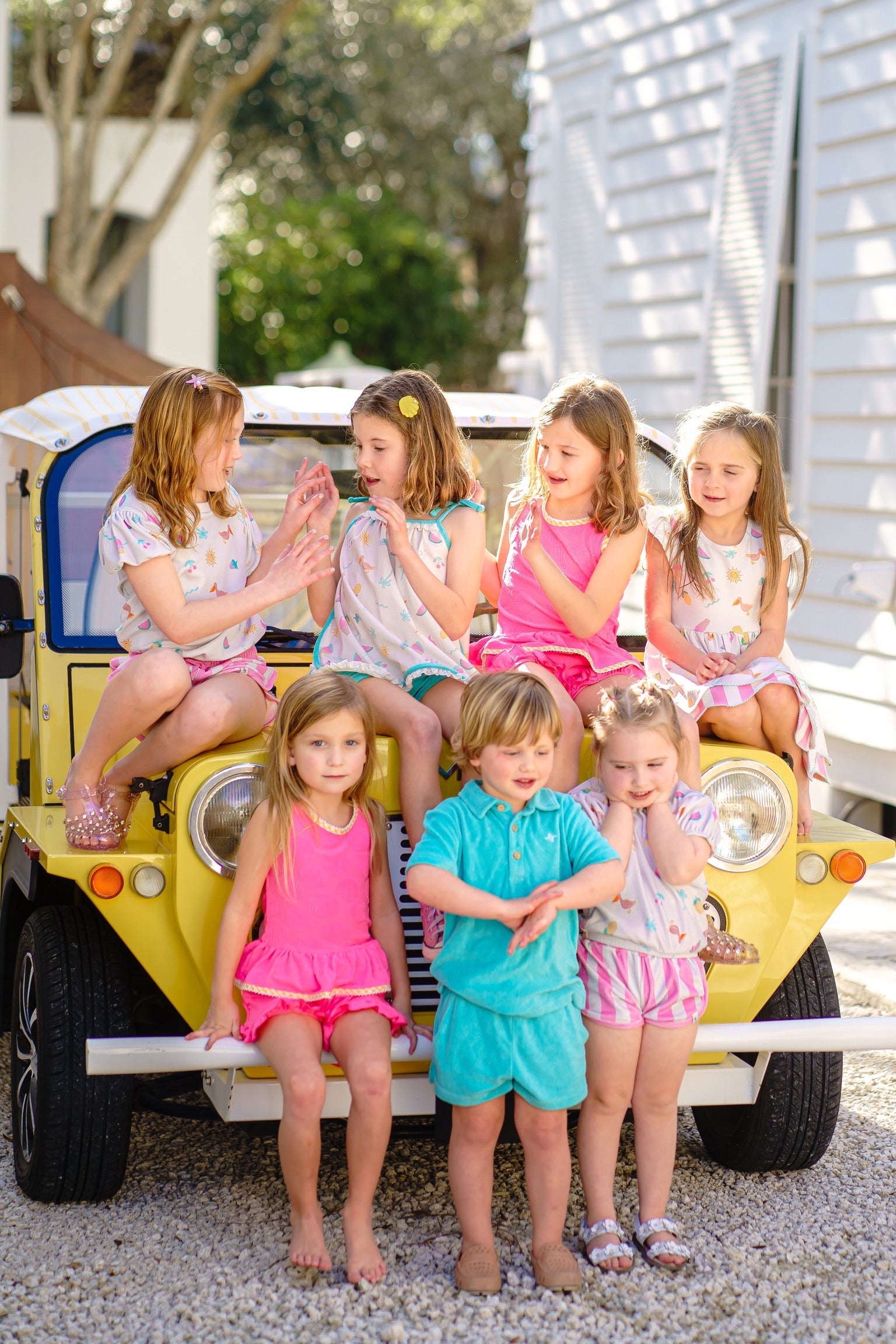 Hot Pink Shell Terry Set