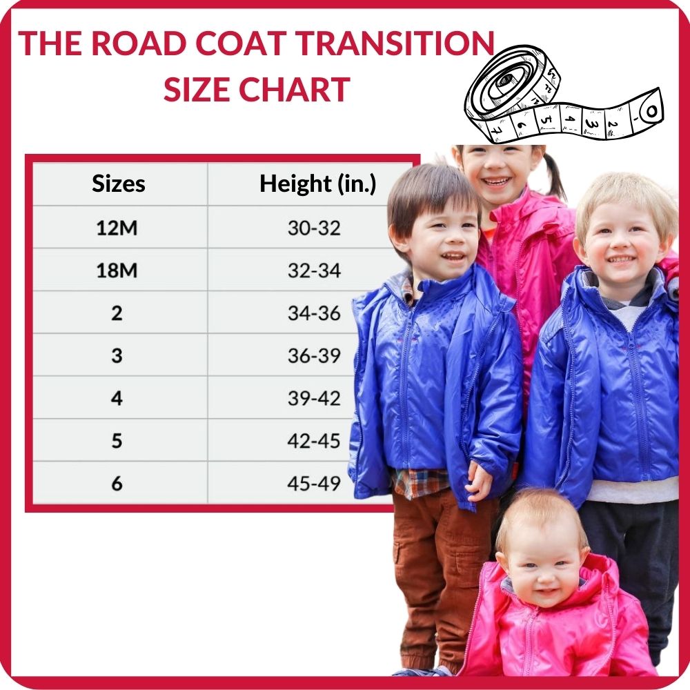 Car Seat Coat | The Road Coat Transition - Royal Blue
