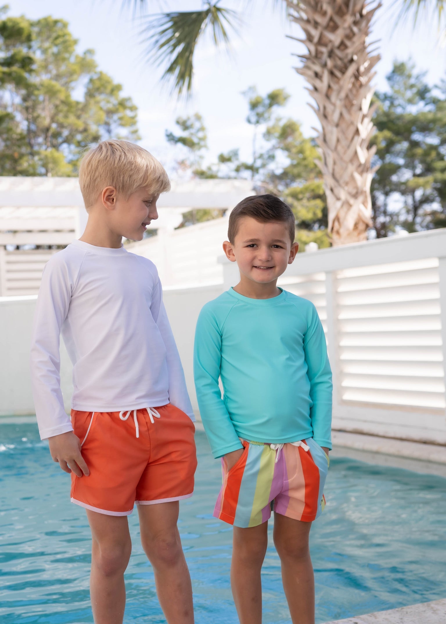 Tangerine Swim Shorts