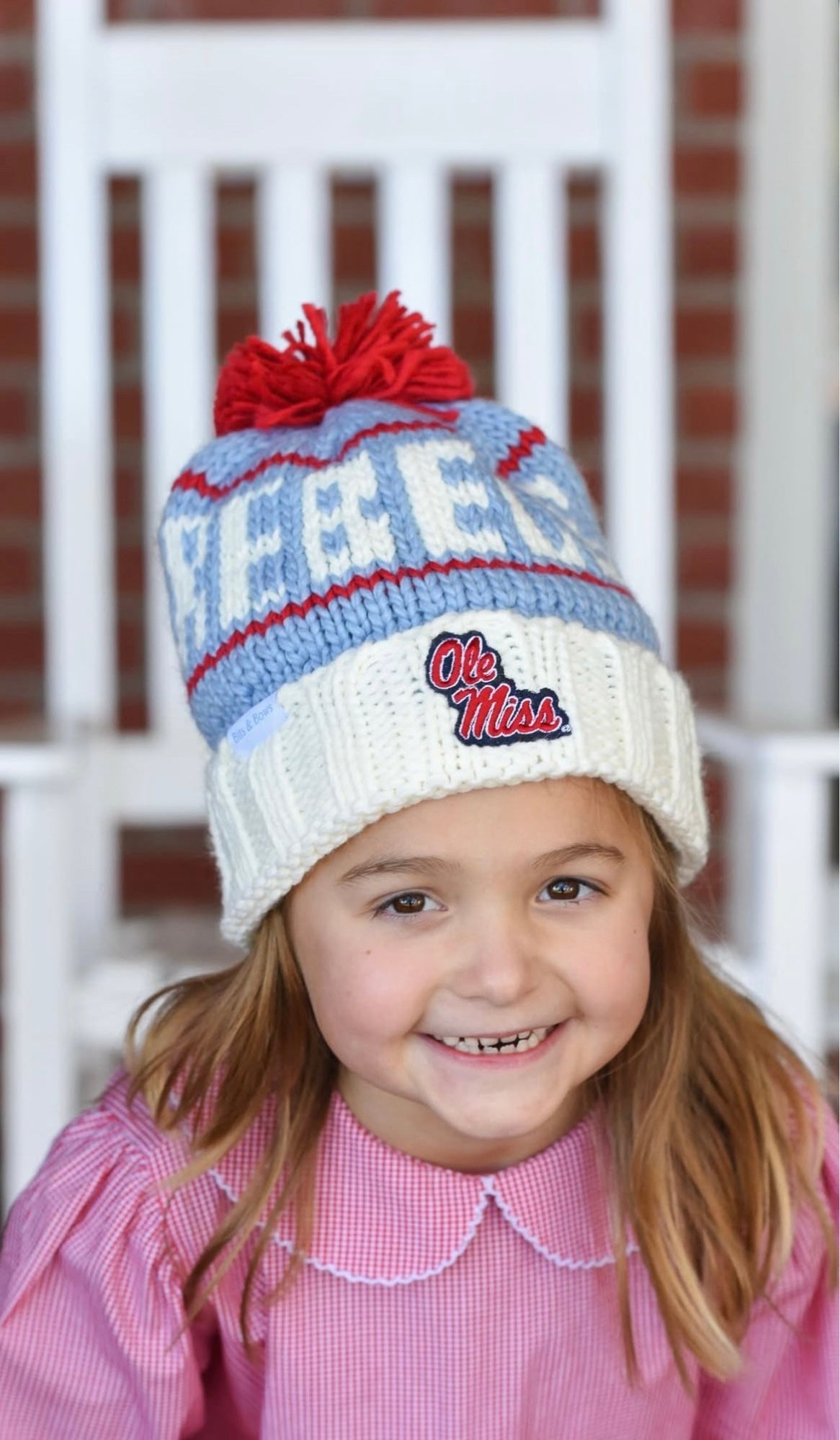 Officially Licensed Ole Miss Rebels Bobble Hat (baby, Toddler, Kid)