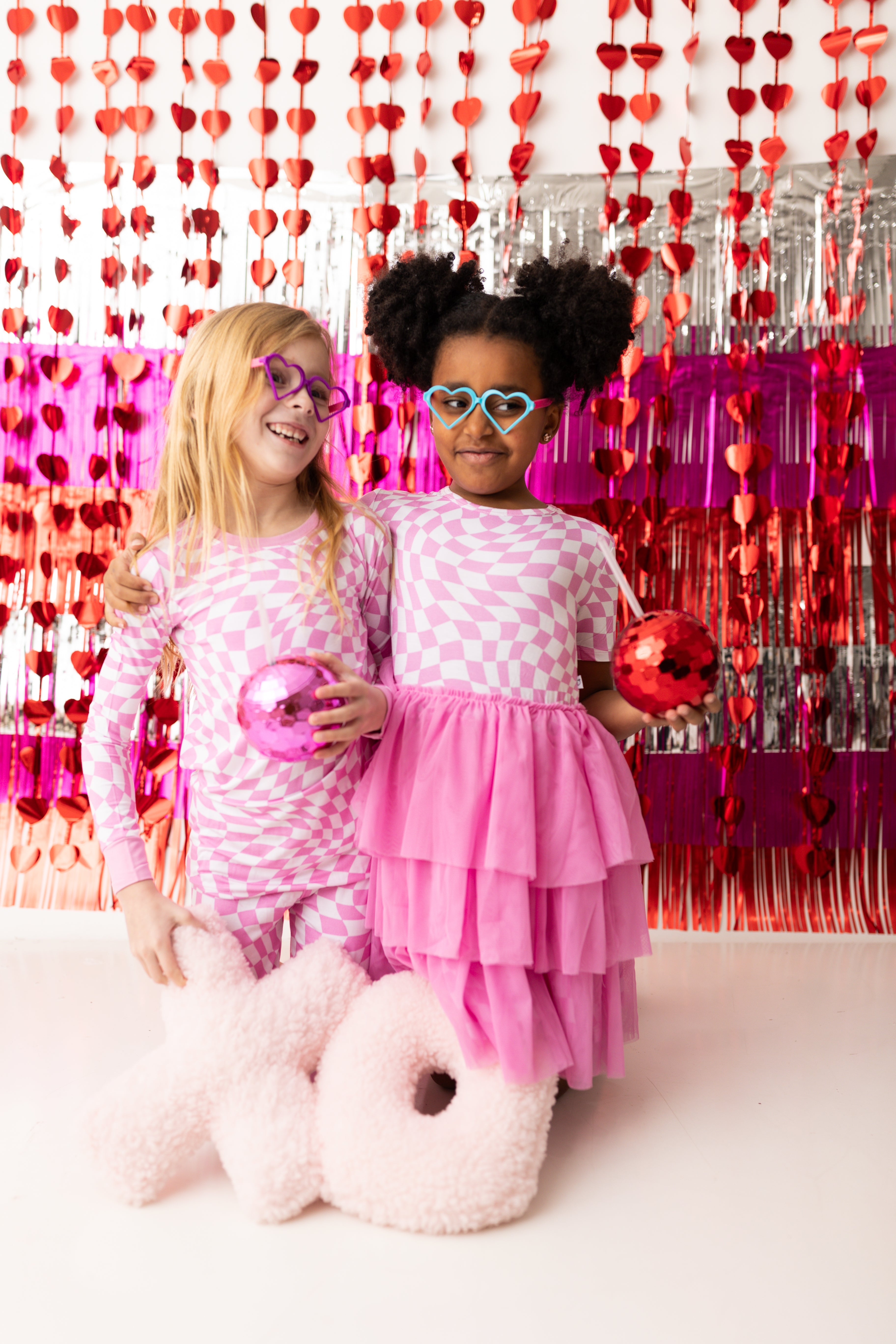 Bubblegum Wavy Checkers Dream Tutu Dress