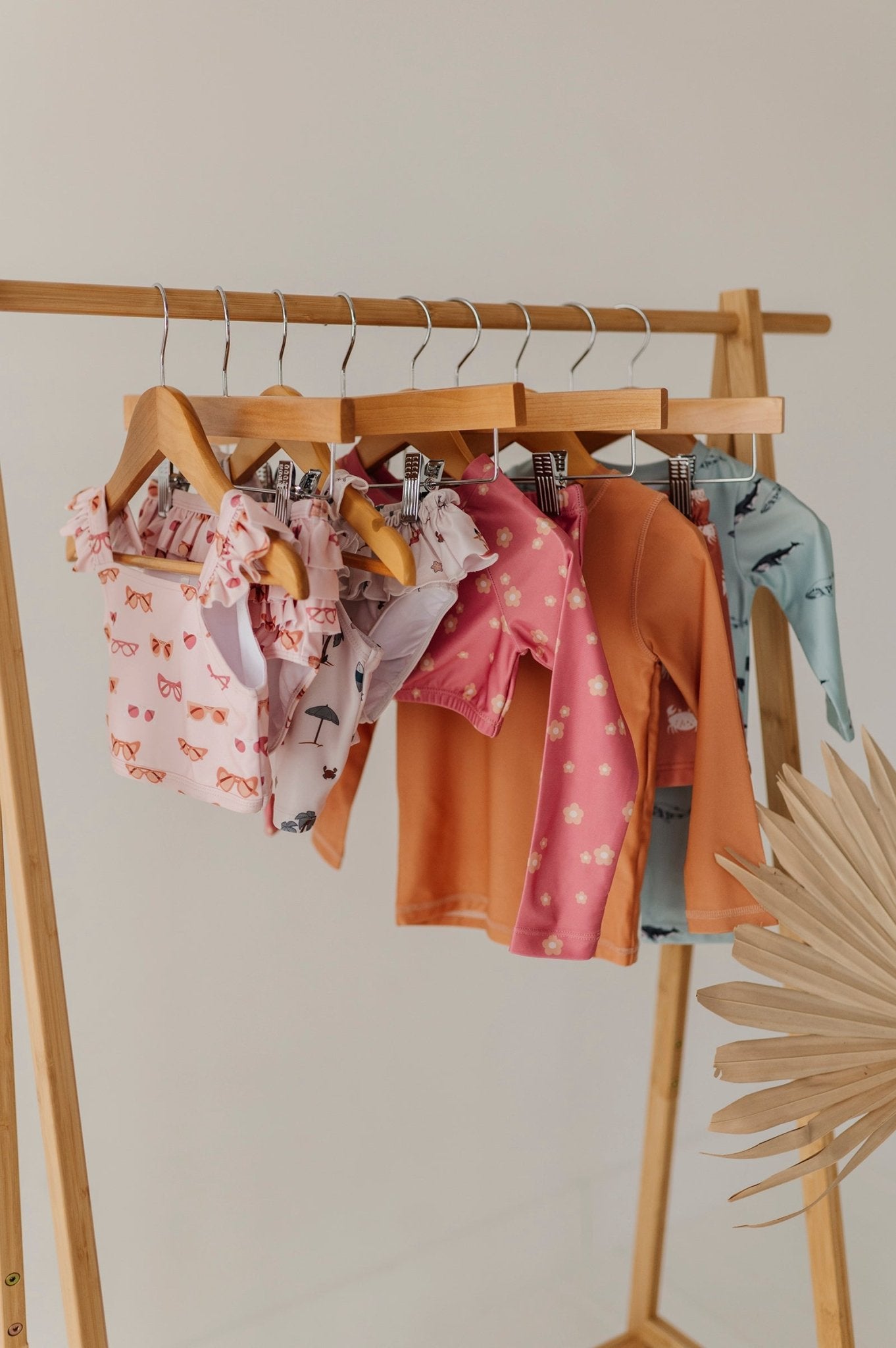 Girl's Two-piece Crop Swim Set