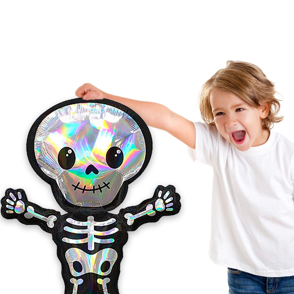 Iridescent Skeleton Balloon