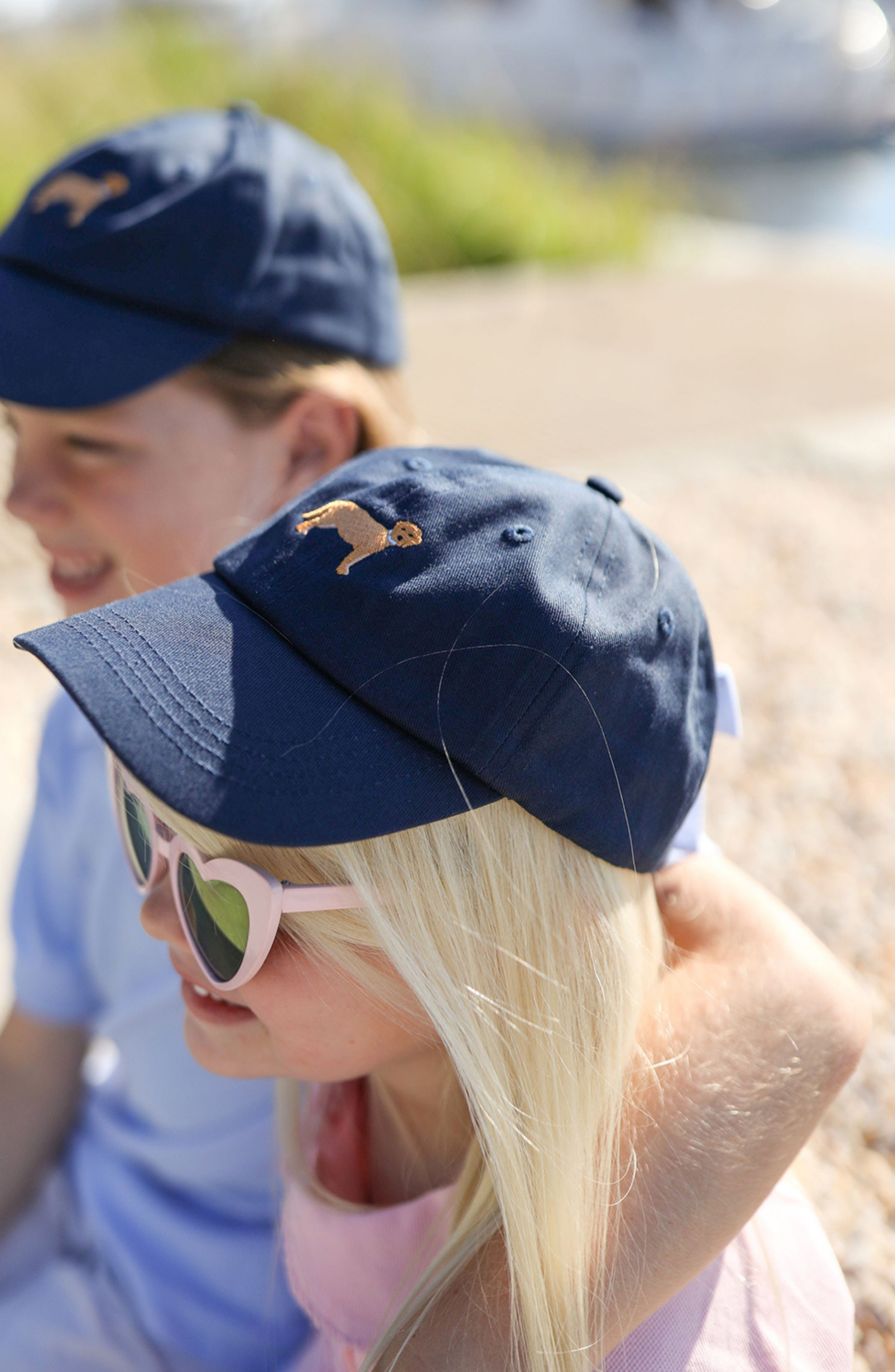 Dog Bow Baseball Hat (girls)