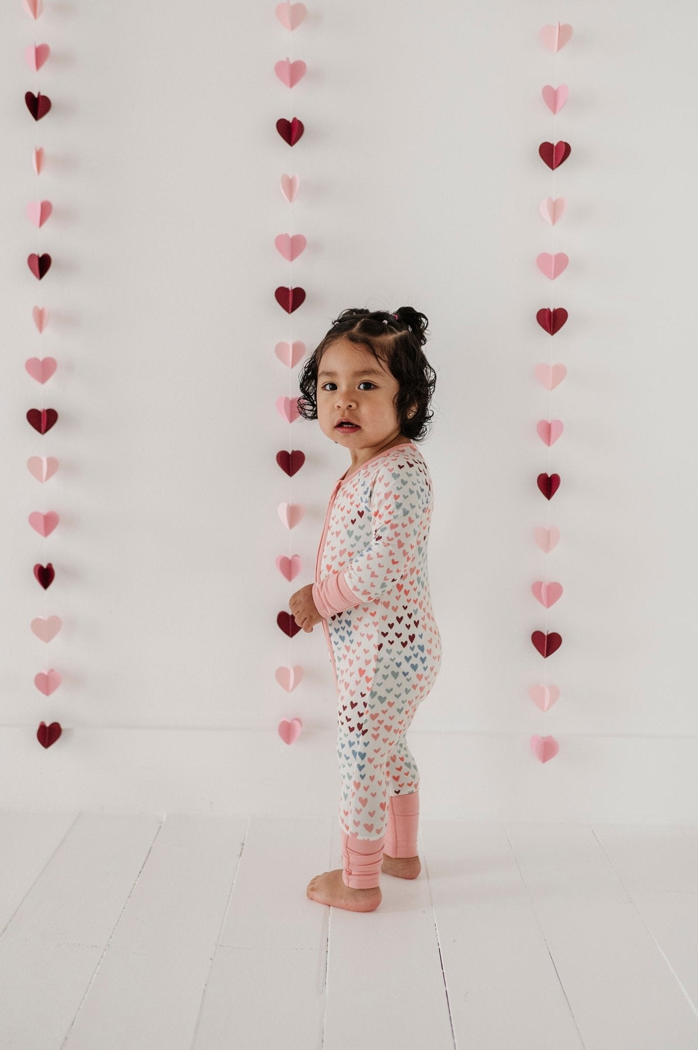 Baby Girl Long Sleeve Zip Romper