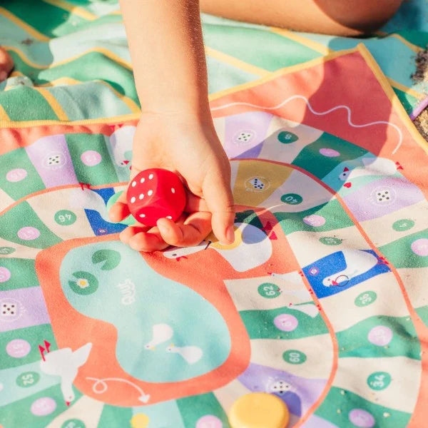 Quut Travel Games - Snakes & Ladders / Goose