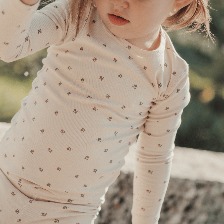 The Printed Set - Mini Stitch Red