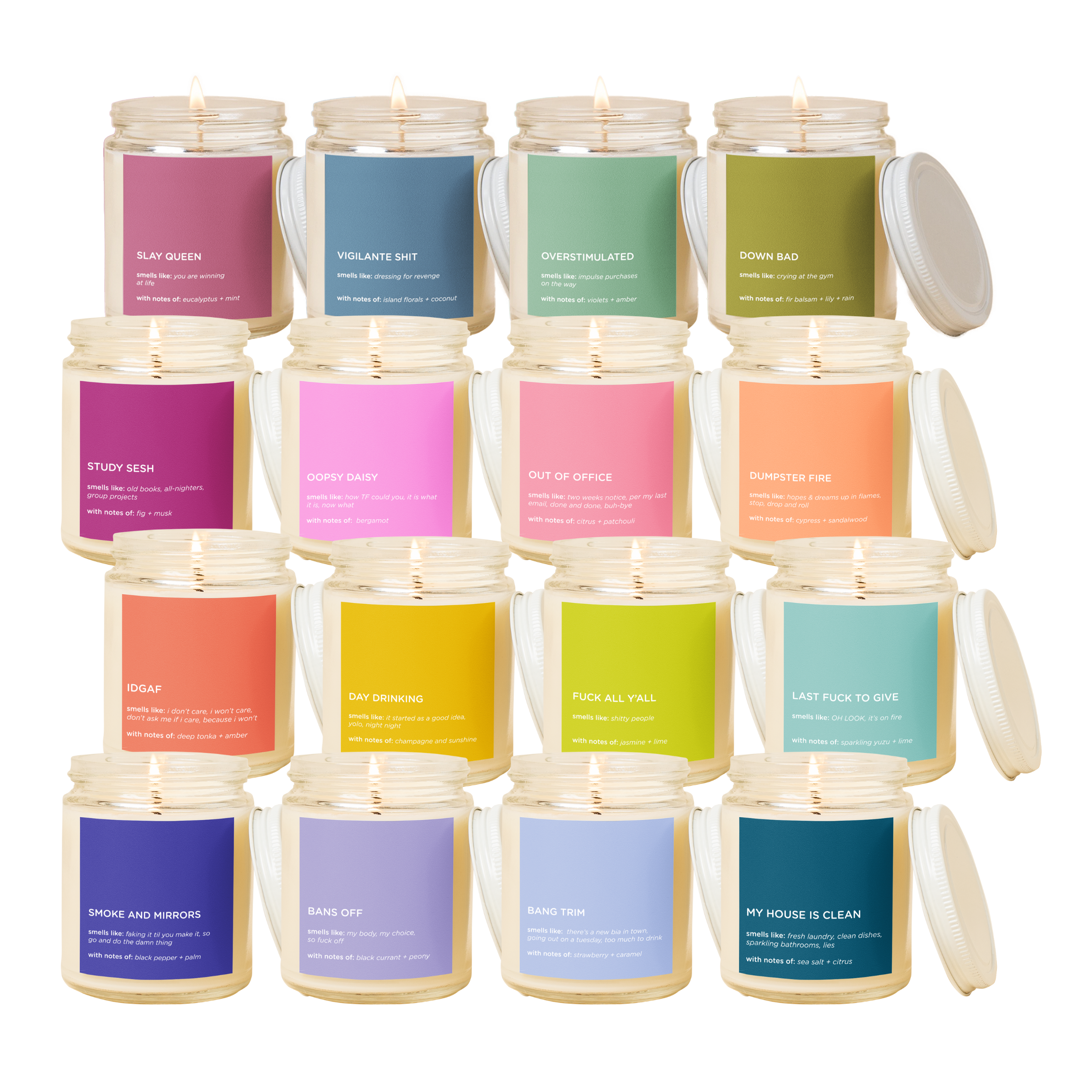 Candle Jar W/lid - Life