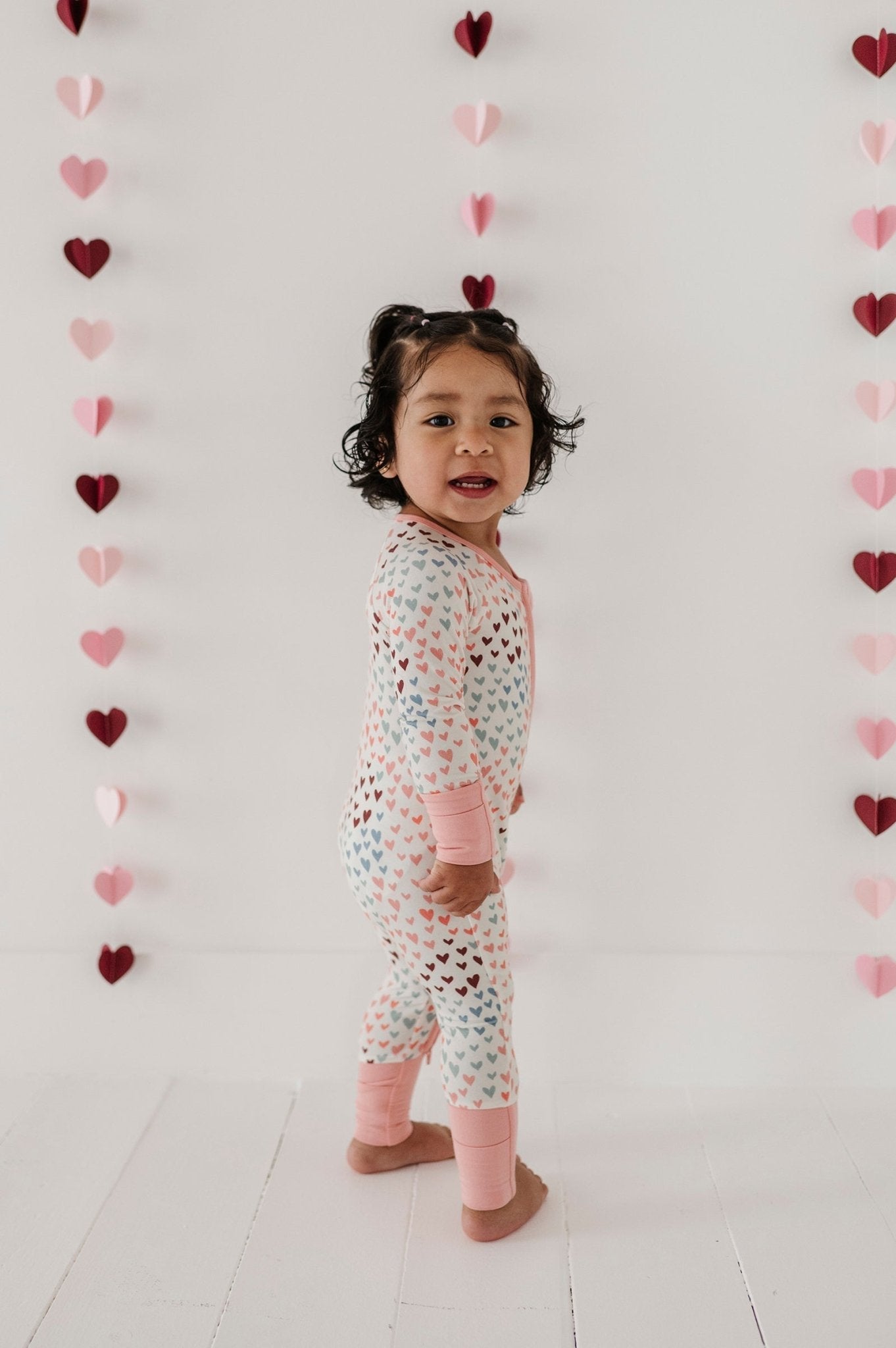 Baby Girl Long Sleeve Zip Romper