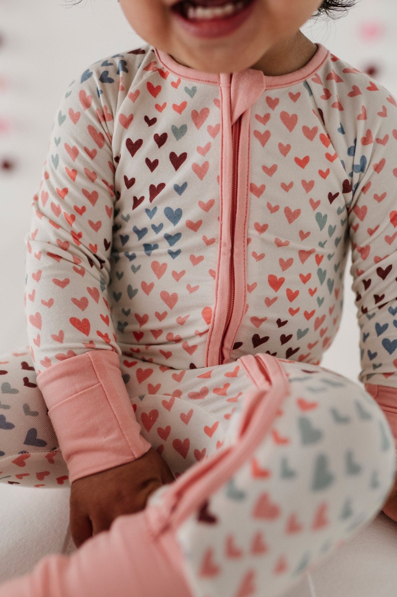 Baby Girl Long Sleeve Zip Romper