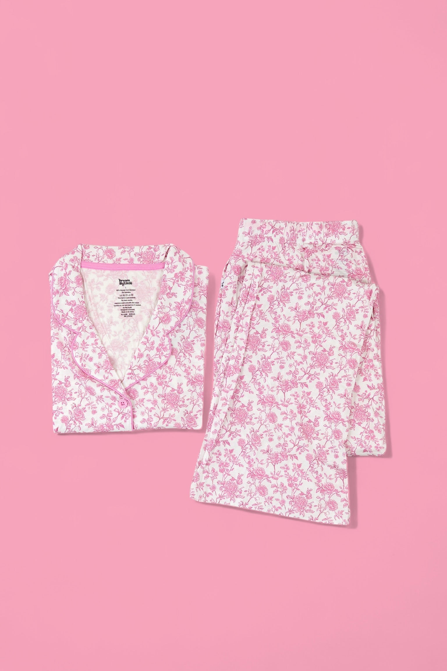 Rosewood Toile Women’s Relaxed Flare Dream Set