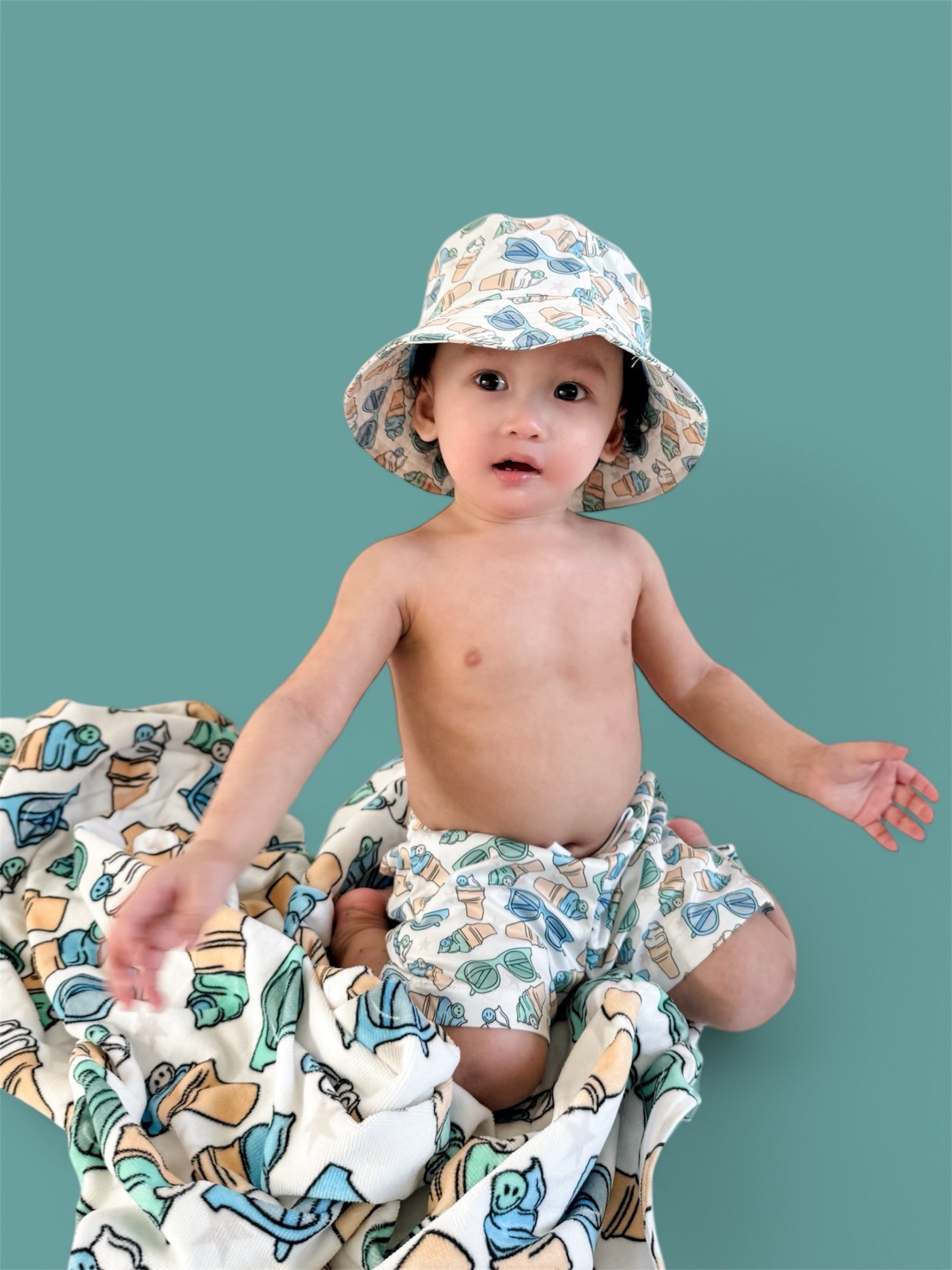 Cool Summer Dream Swim Trunks