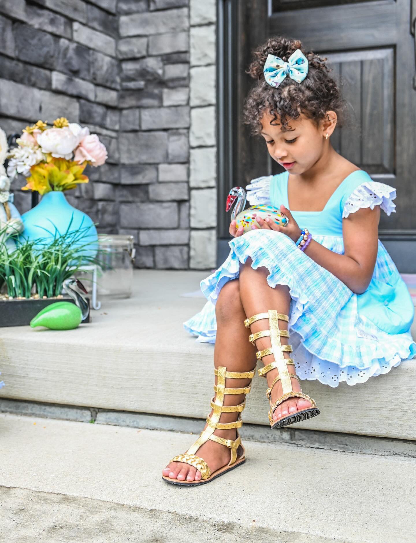 Maddie Gladiator Sandals - Gold