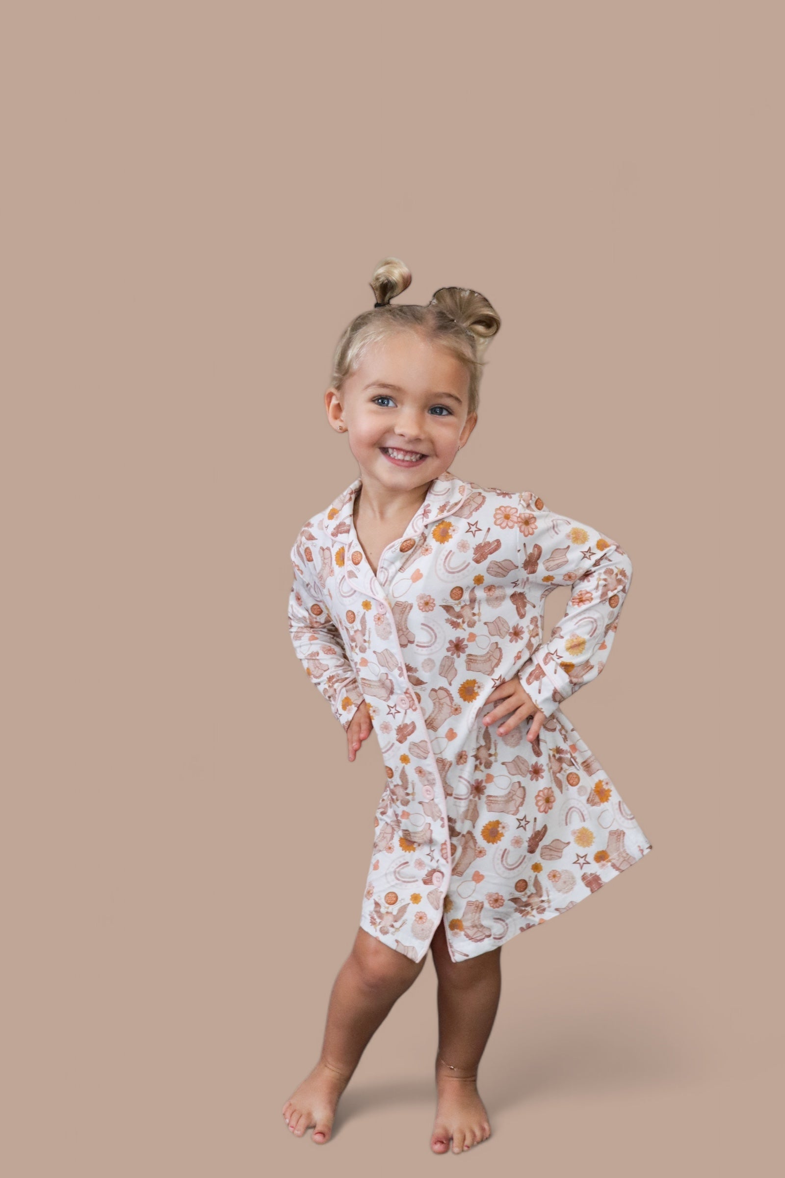 Flowers And Boots Girl's Dream Gown