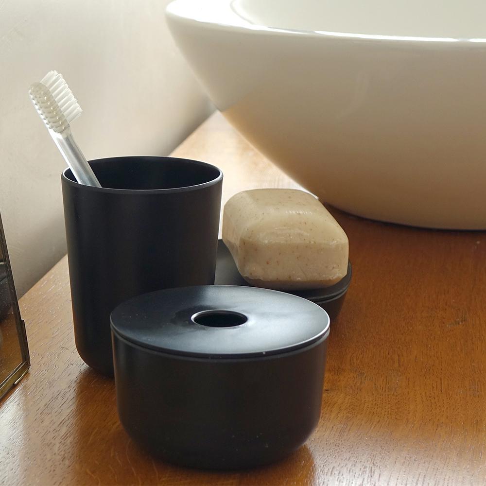 4-piece Bathroom Set - Black