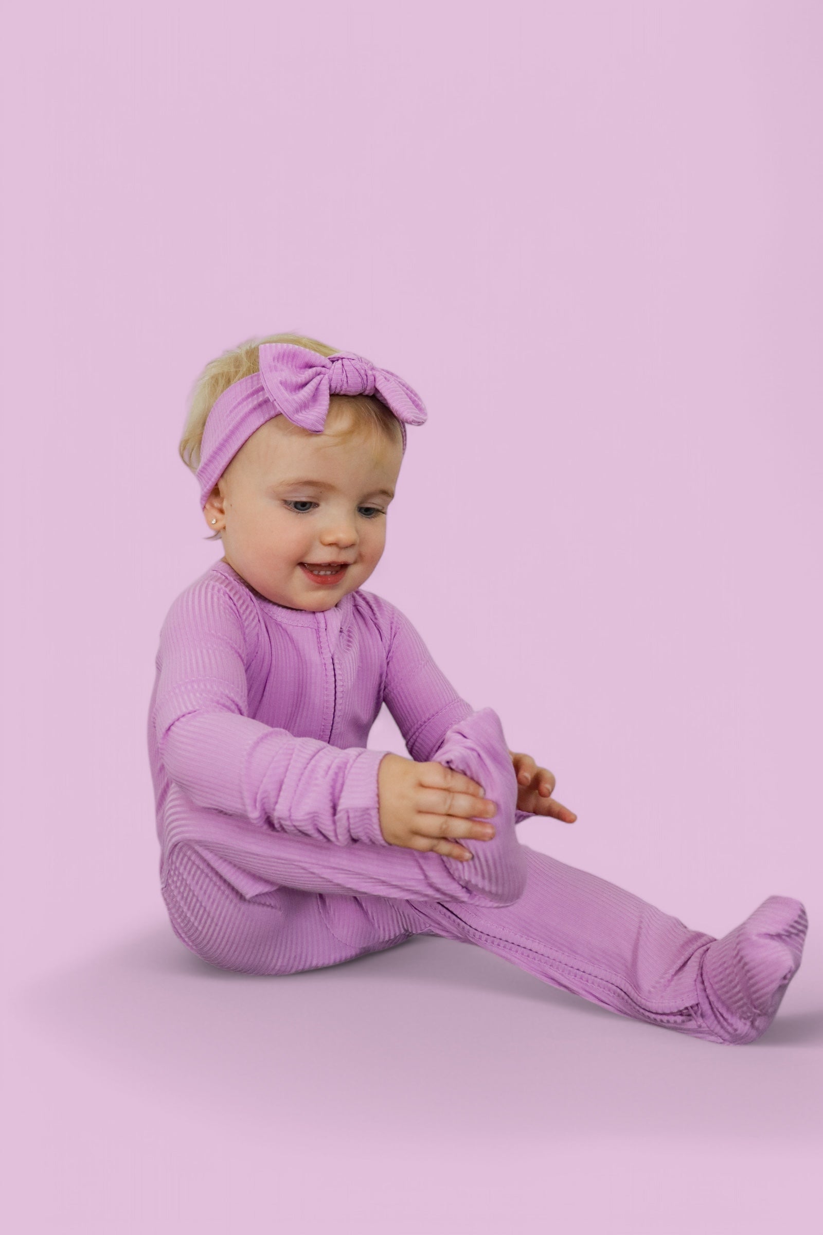Forever Lilac Rib Dream Romper