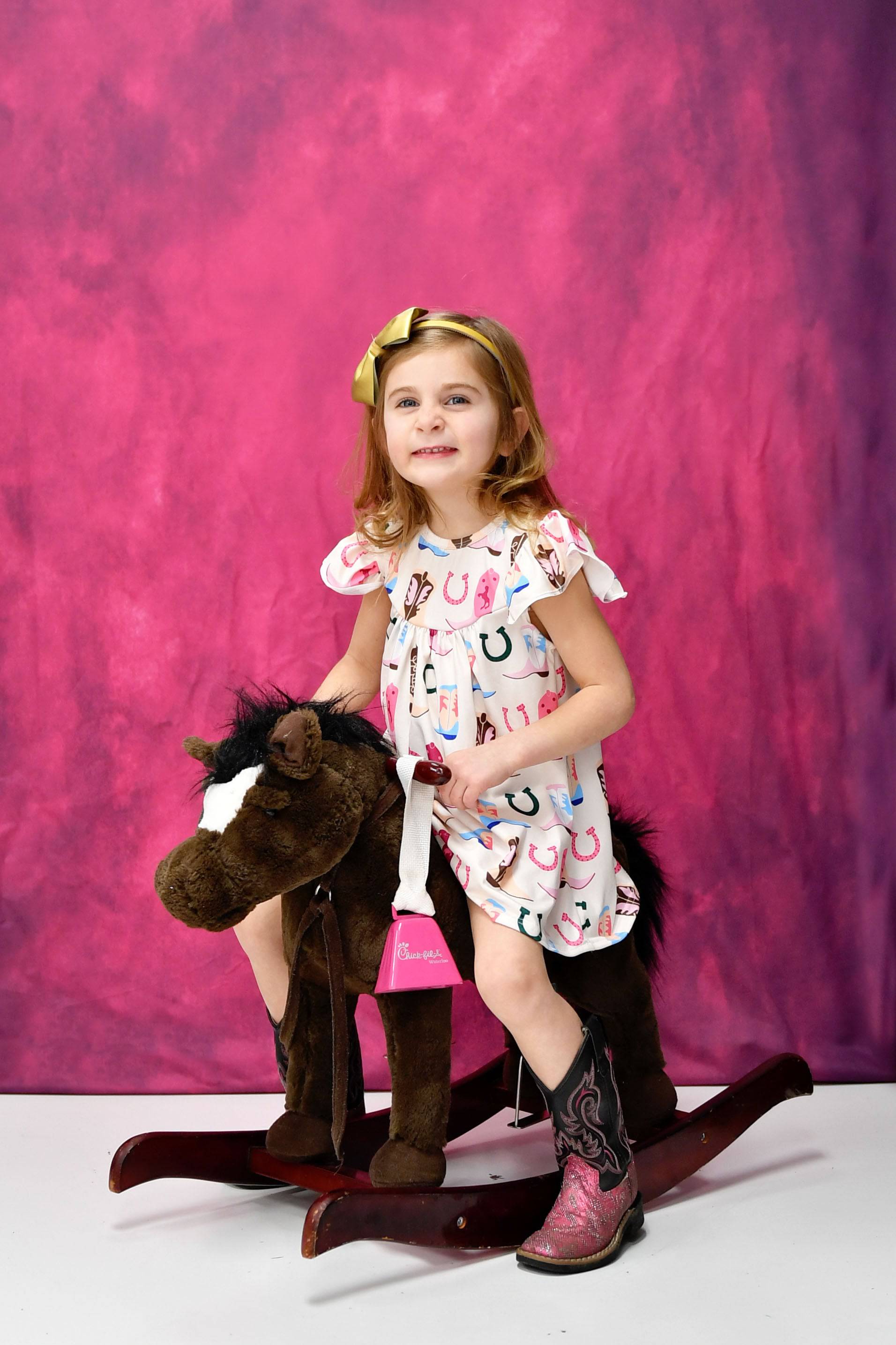 Cowgirl Fun Milk Silk Flutter Dress