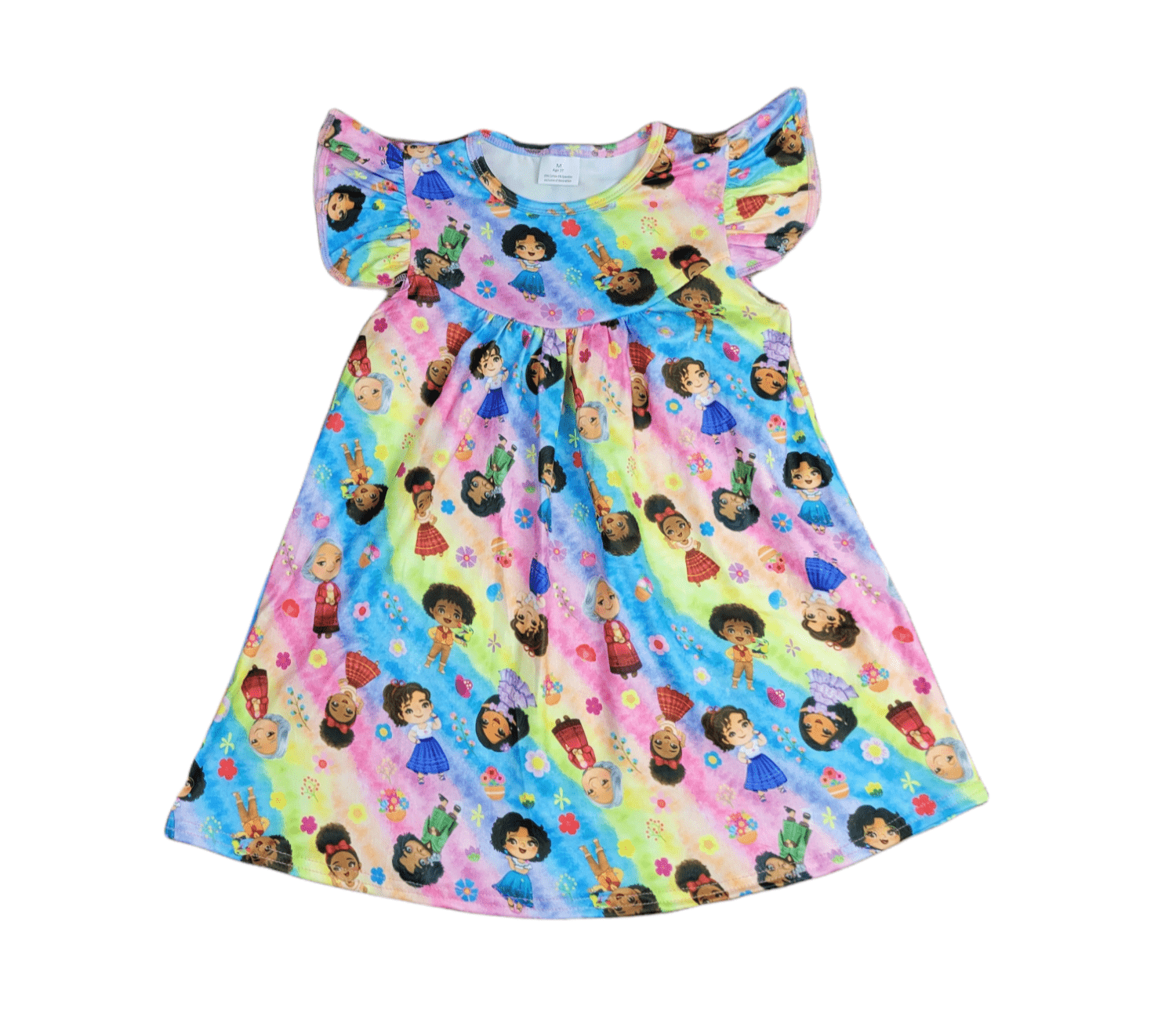 Miracle Family Milk Silk Flutter Dress