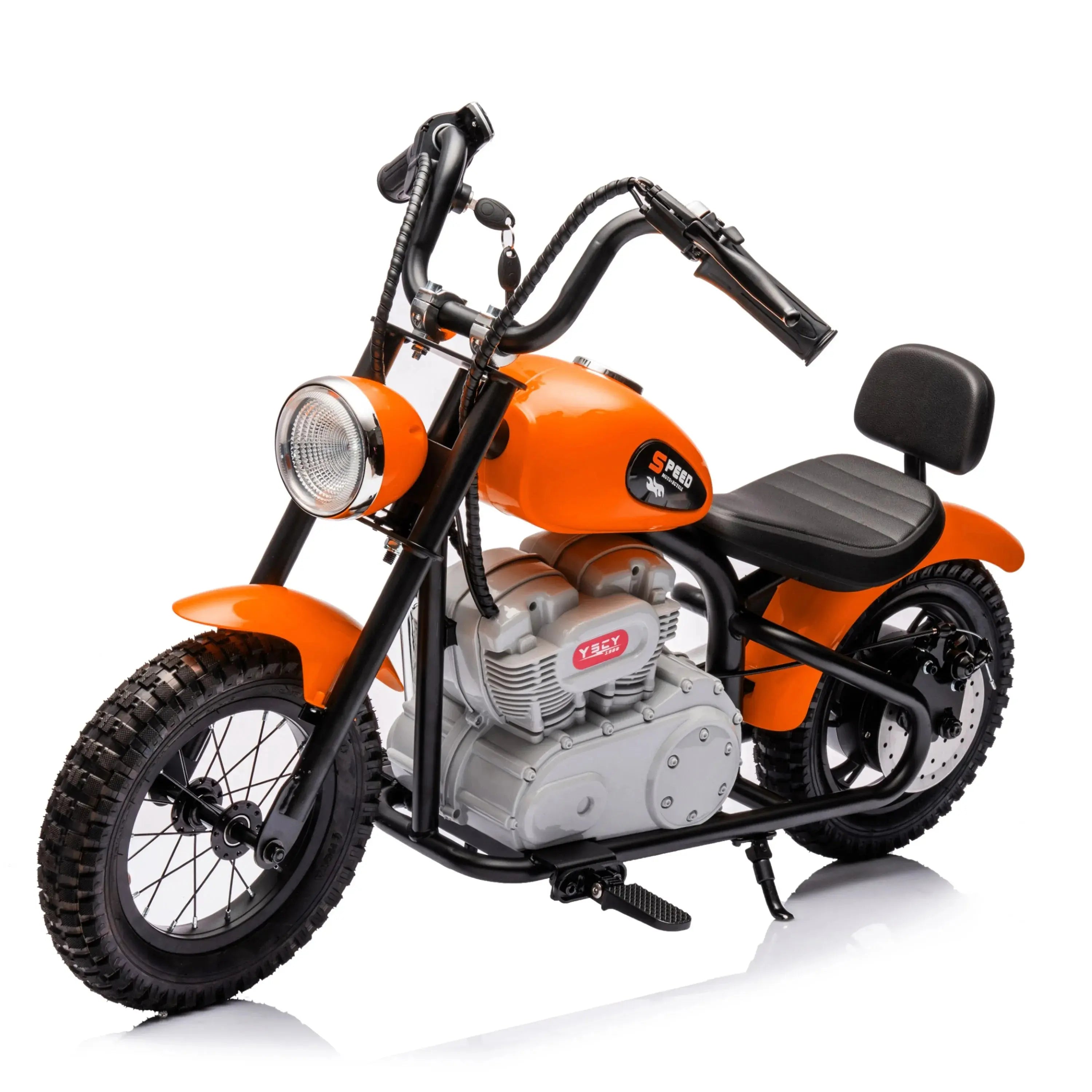 36v Freddo E-chopper, Leather Seat, Rubber Air Wheels, Brushless Motor