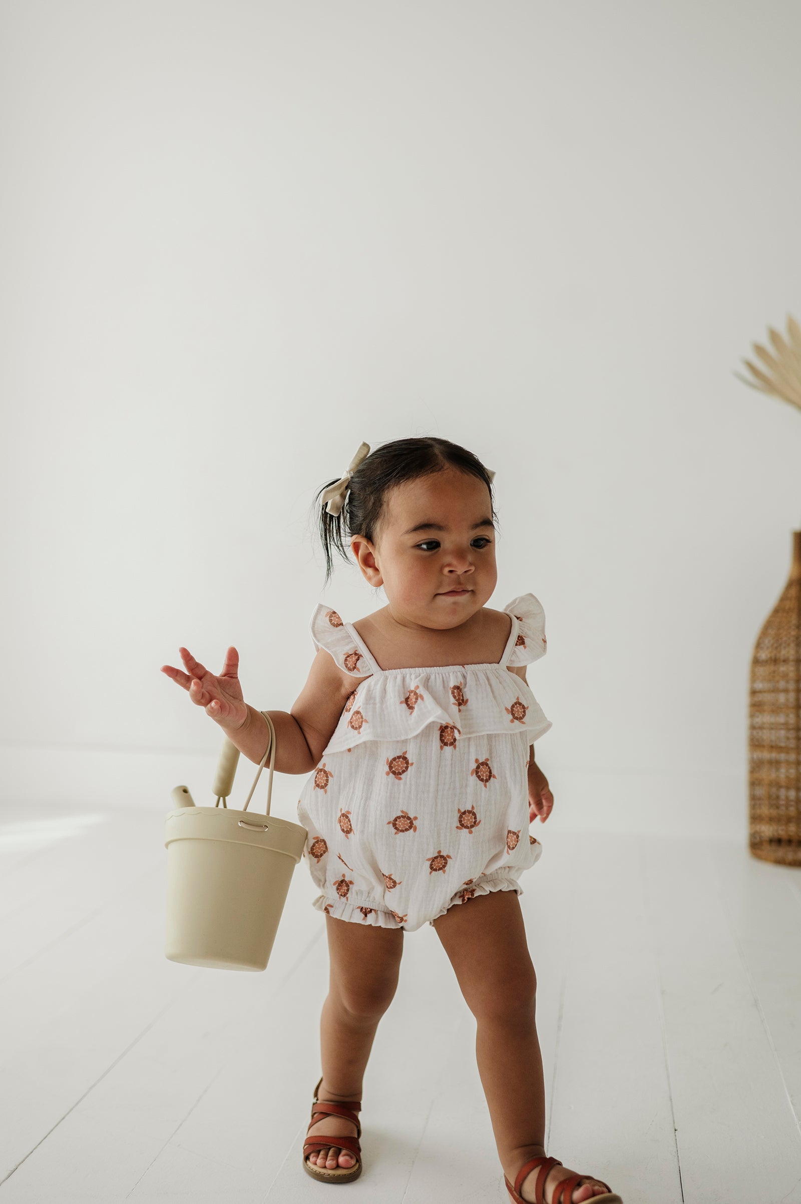 Gauze Bubble Romper