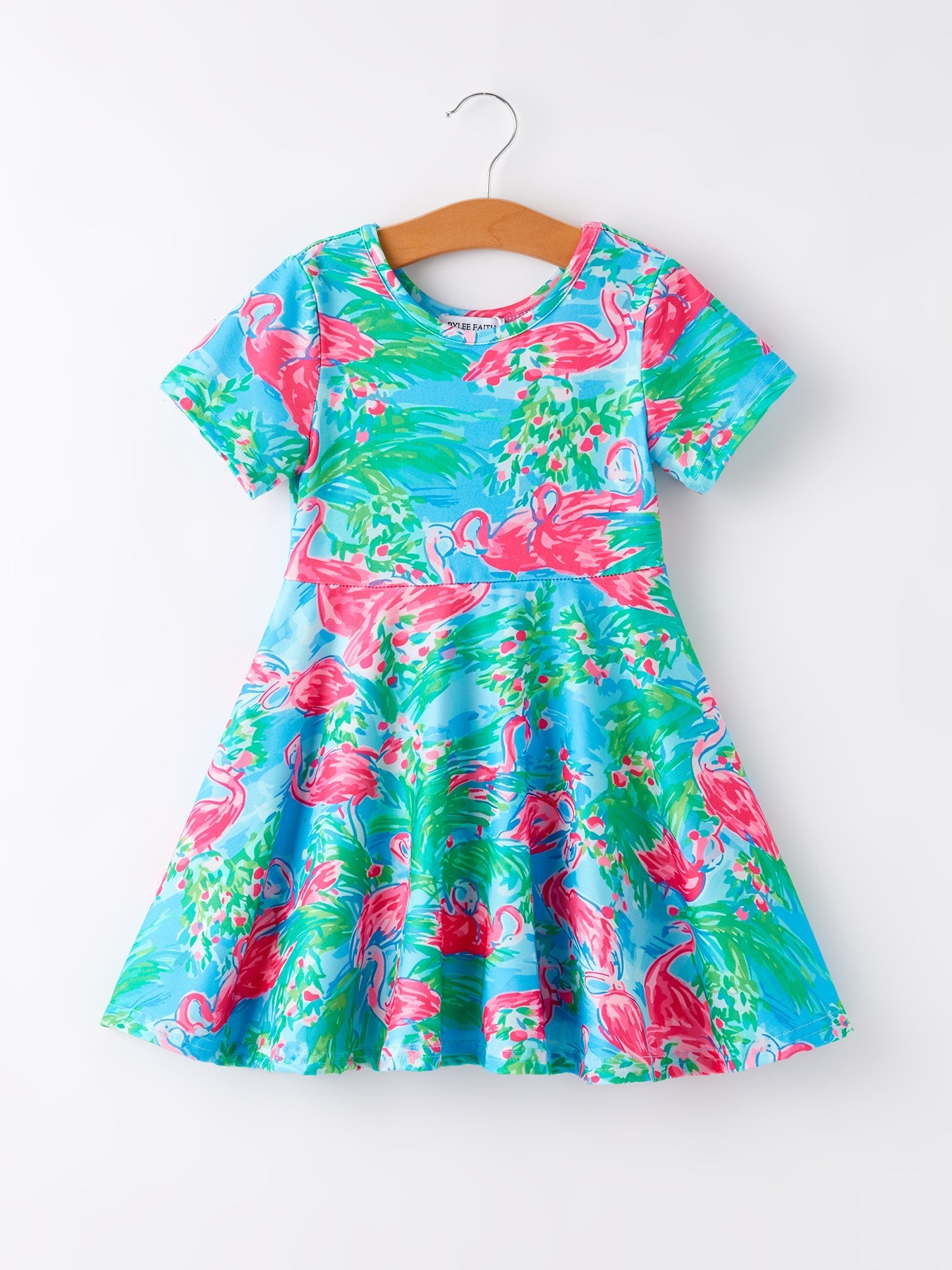 Summer Passion Flamingo Girls Dress