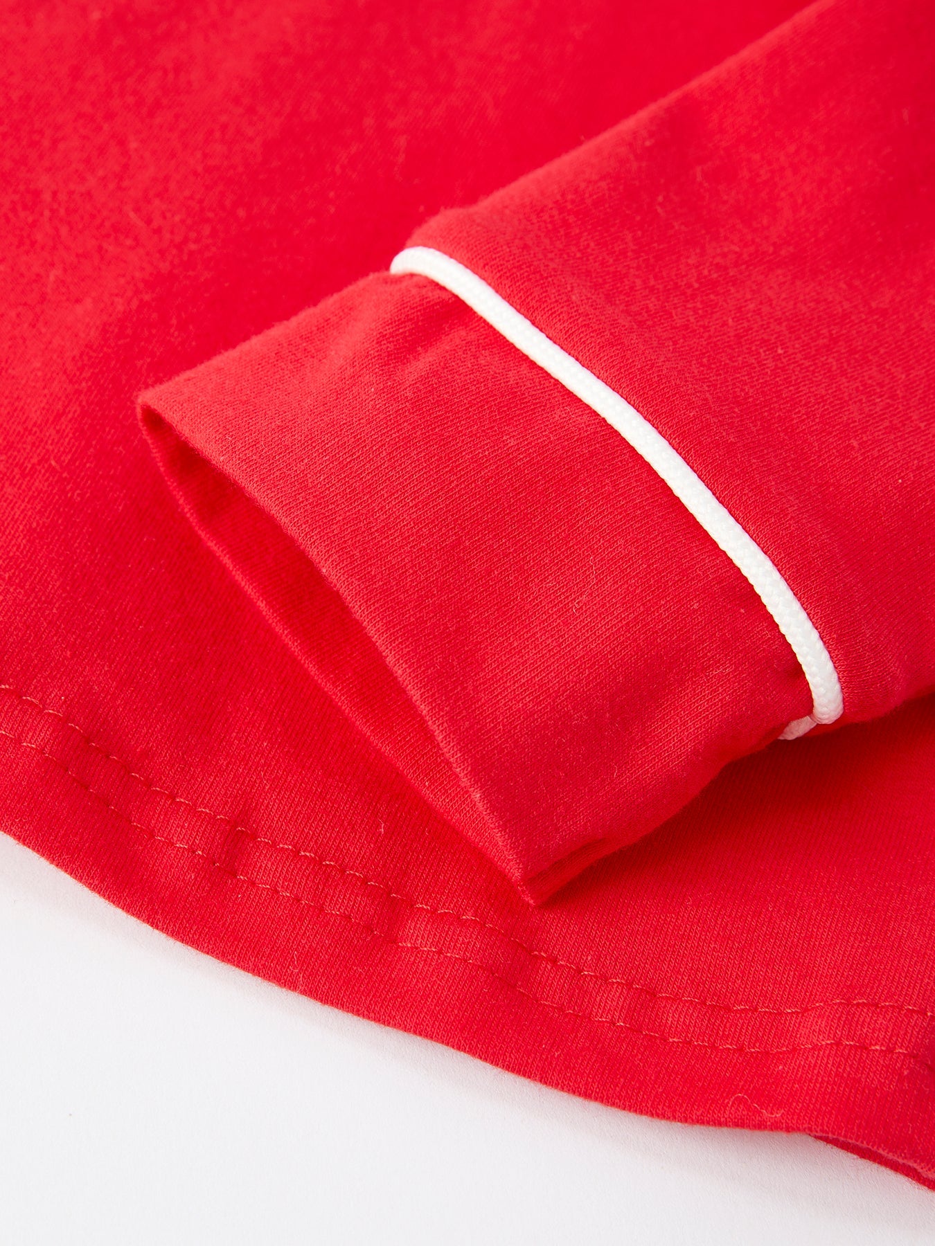 Christmas Red Boys Santa Claus Embroidered Pajamas