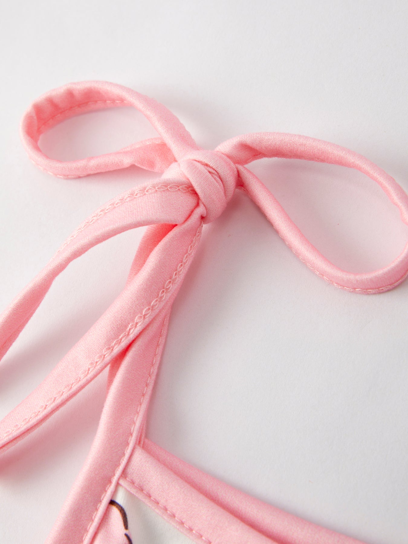 Girls Pink Bow Suspender Jumpsuit