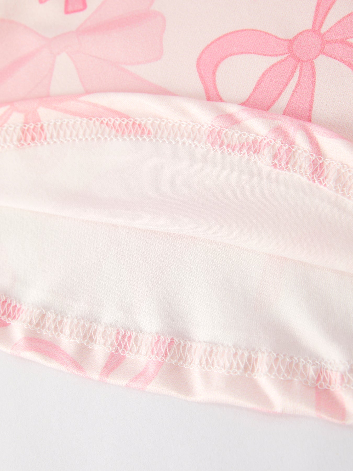 Girls Pink Bow Sleeveless Vest Top And Shorts Set