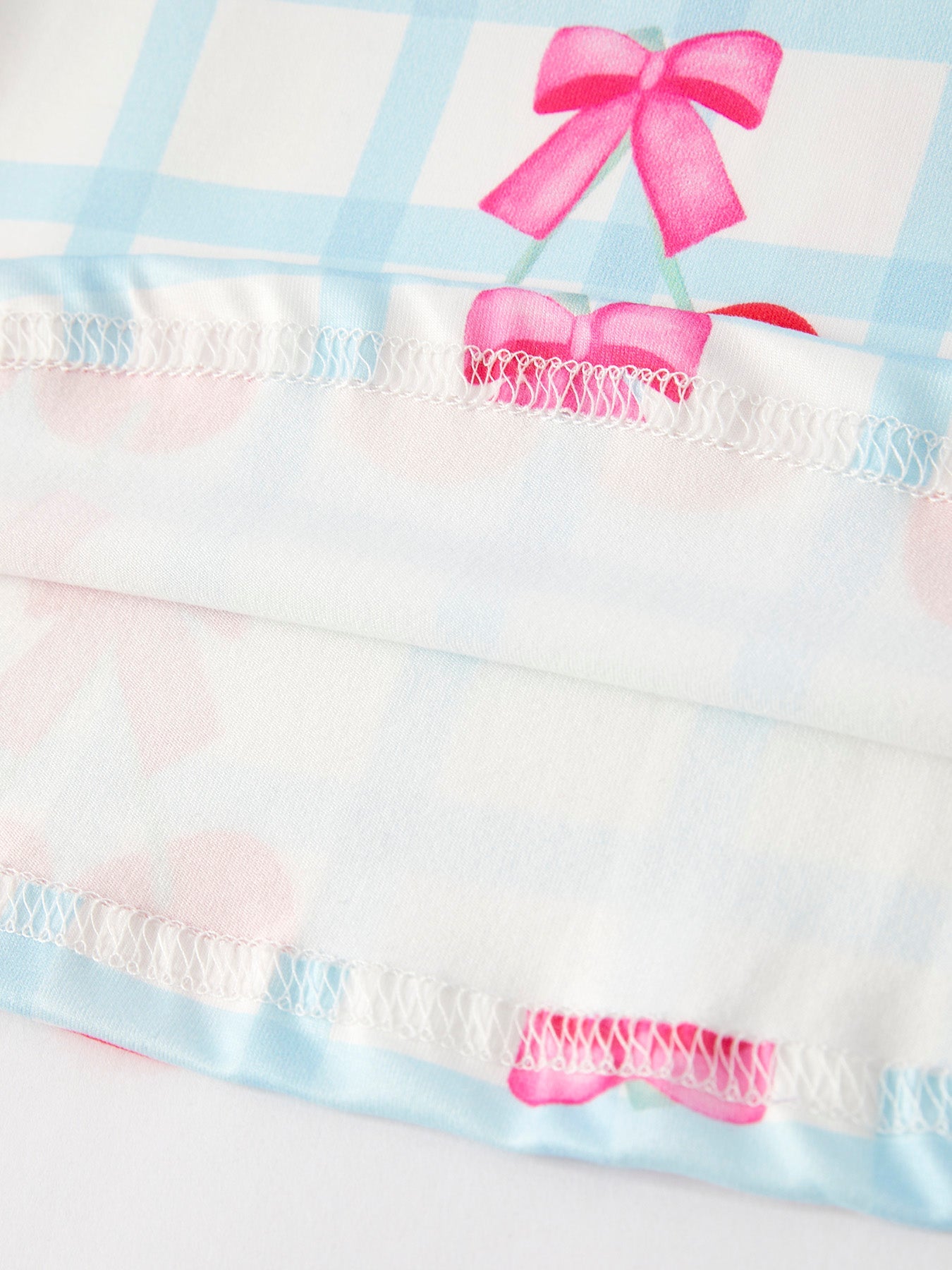 Cherry Plaid Girls' Dress