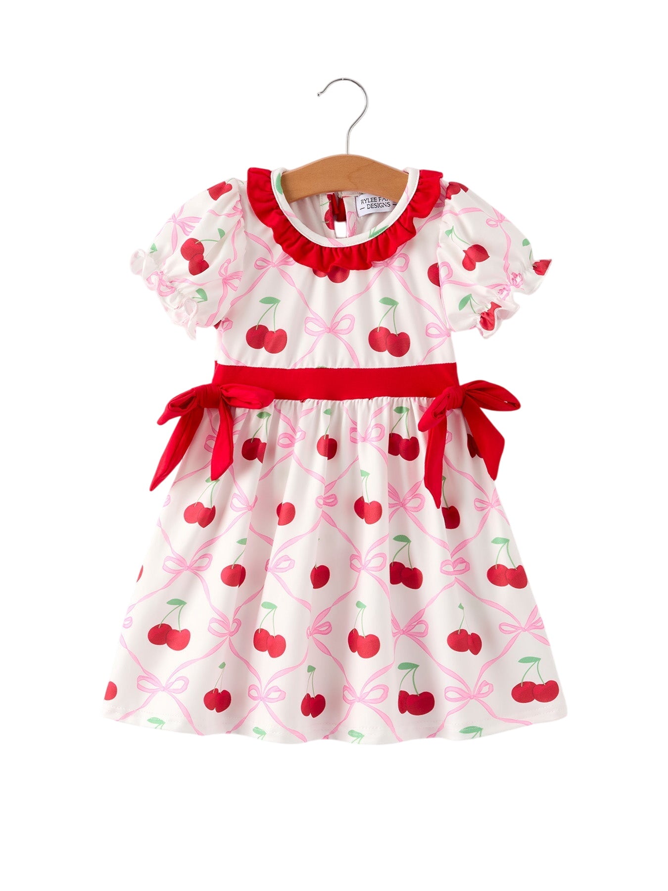 Cherry Bow Girls' Dress