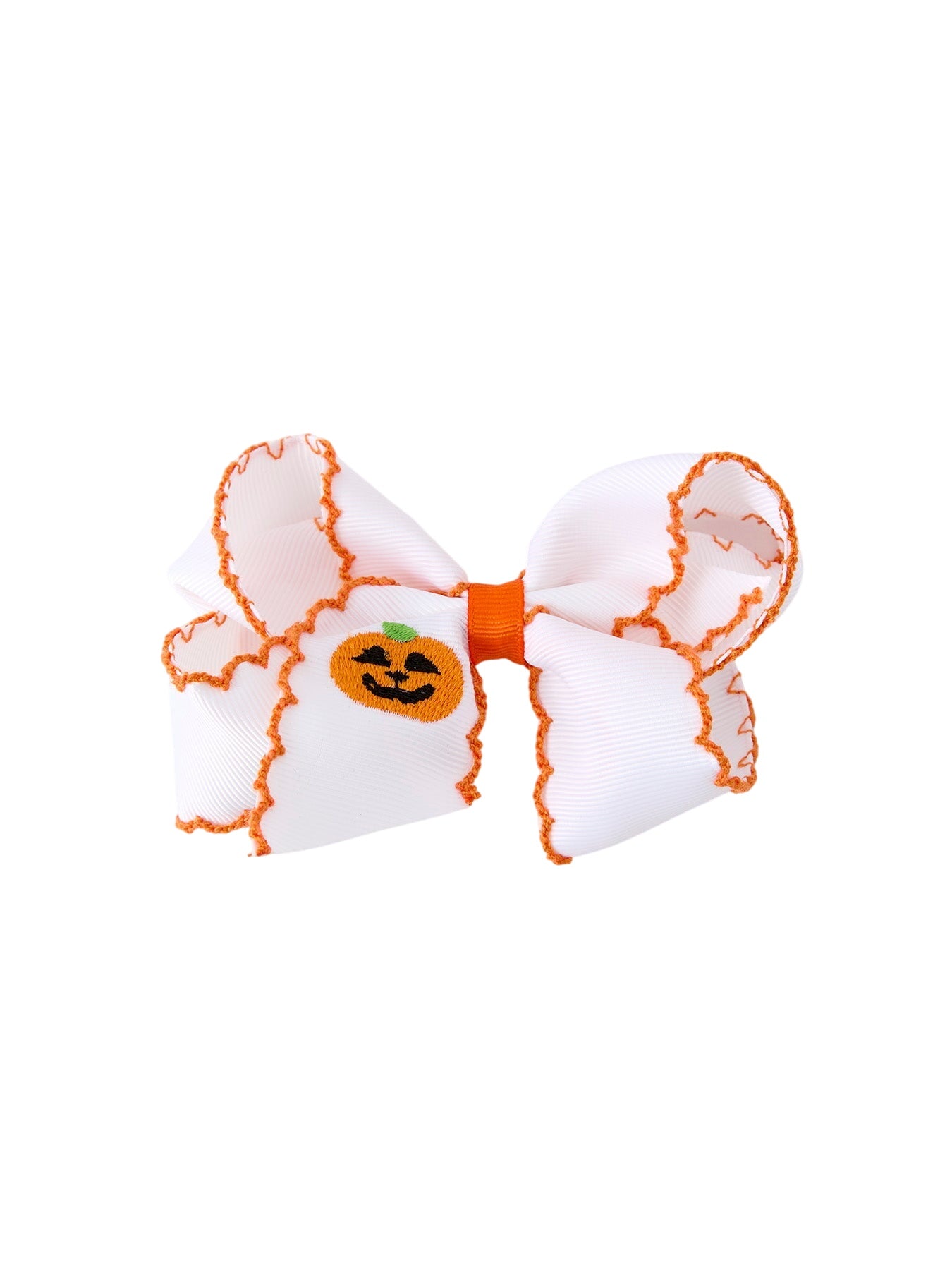 Halloween Pumpkin Bow Hairpin