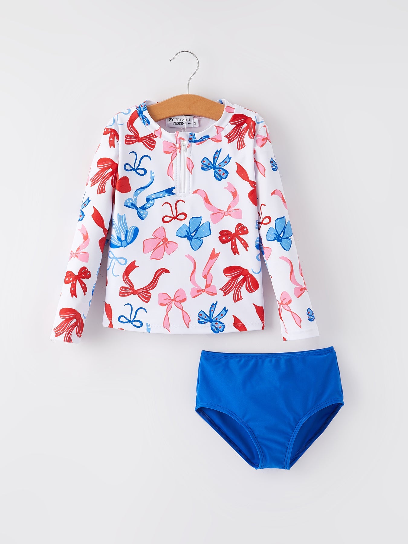 4th Of July “bow” Boutique Swimsuit