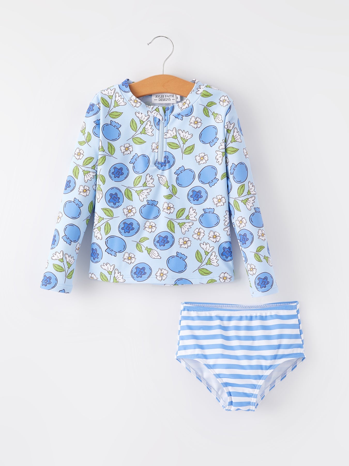 "blueberry" Floral Boutique Swimsuit