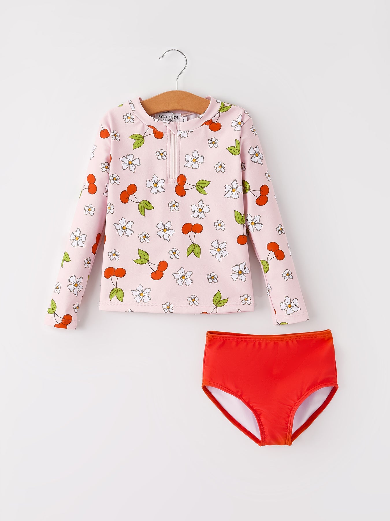 "cherry" Floral Boutique Swimsuit