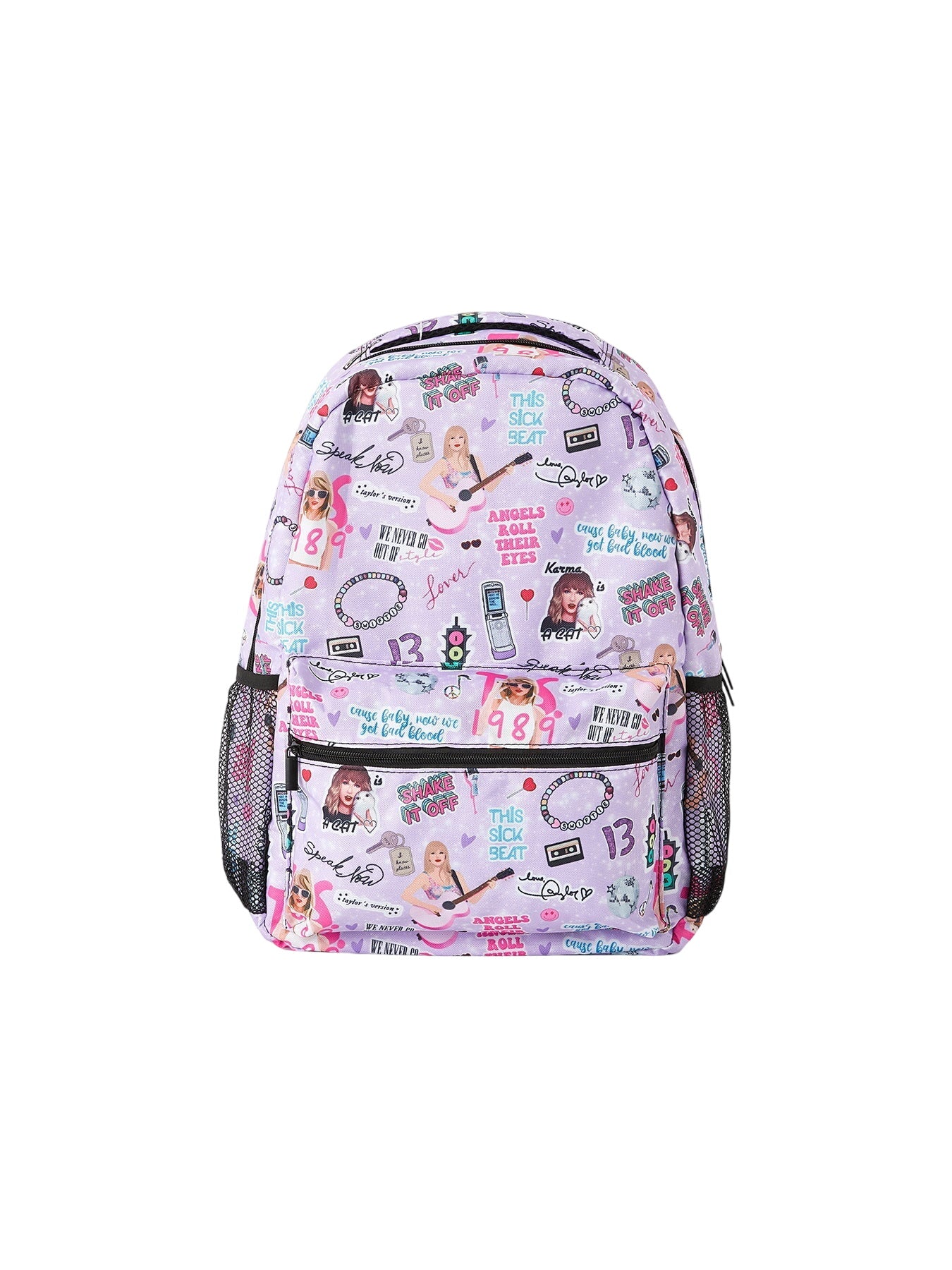 Ts Print Purple Backpack